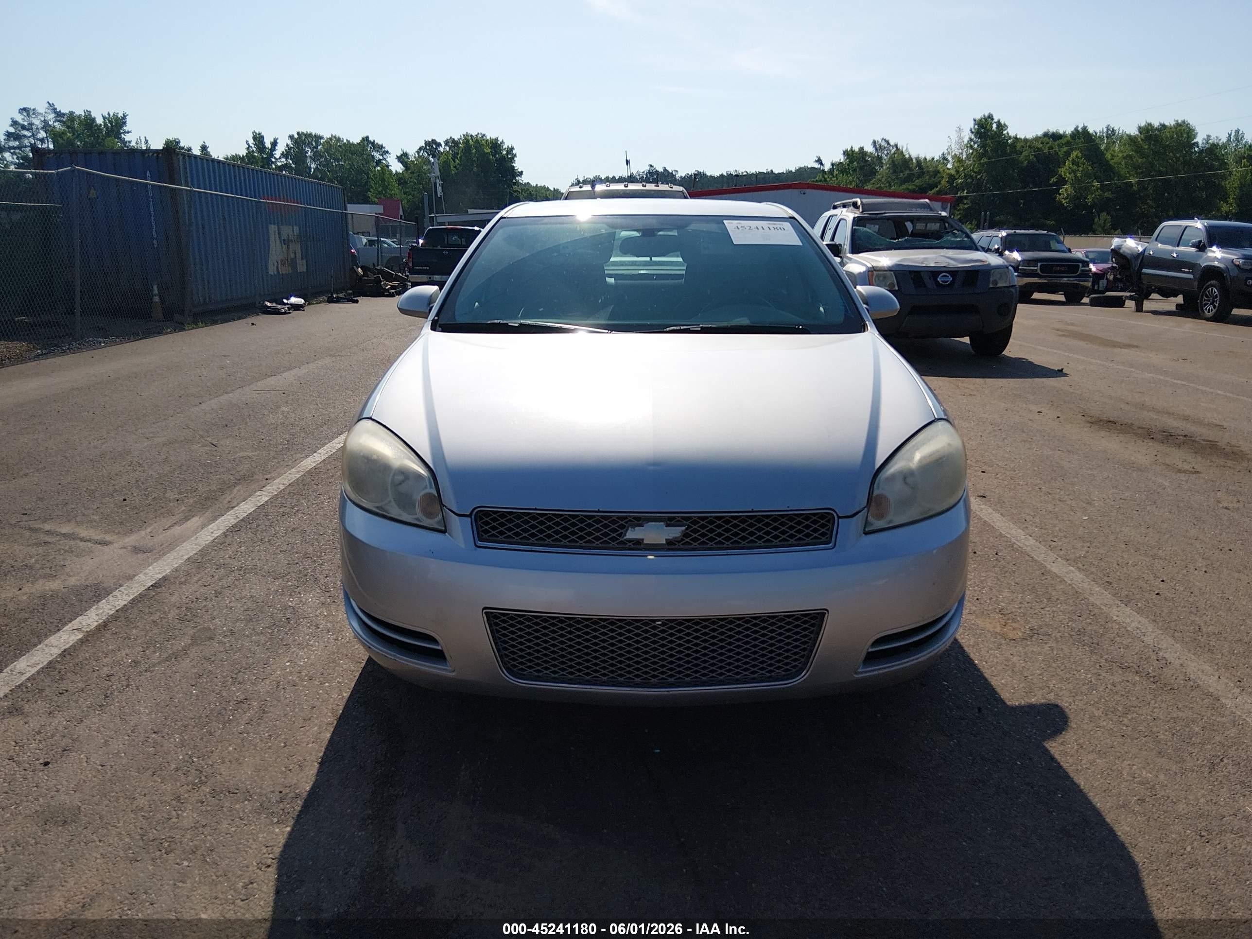 2013 Chevrolet Impala Ls Silver vin: 2G1WF5E39D1121461