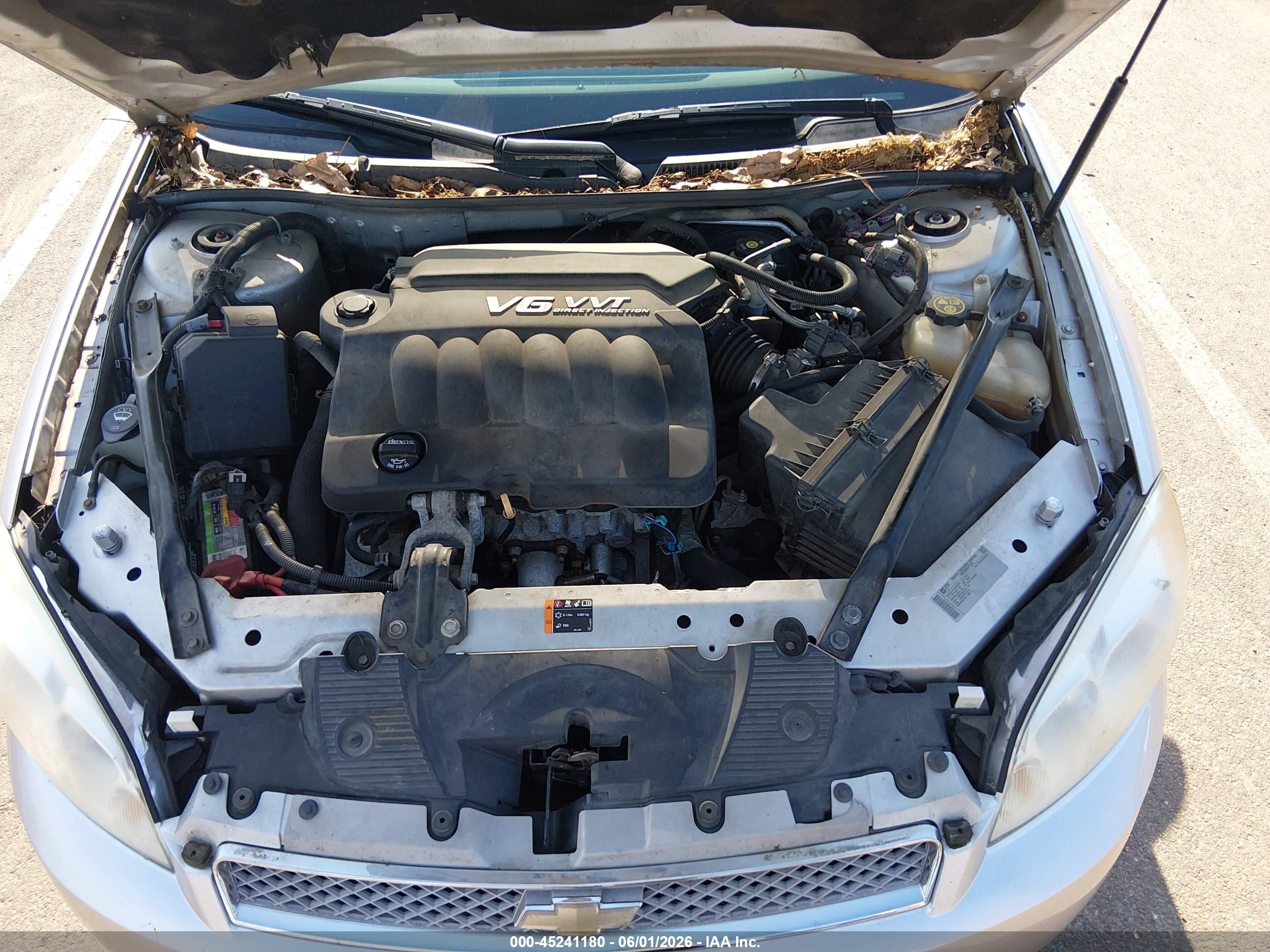 2013 Chevrolet Impala Ls Silver vin: 2G1WF5E39D1121461