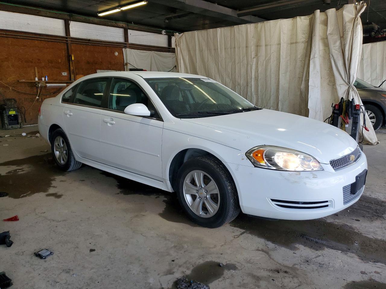 2013 Chevrolet Impala Ls White vin: 2G1WF5E39D1209264