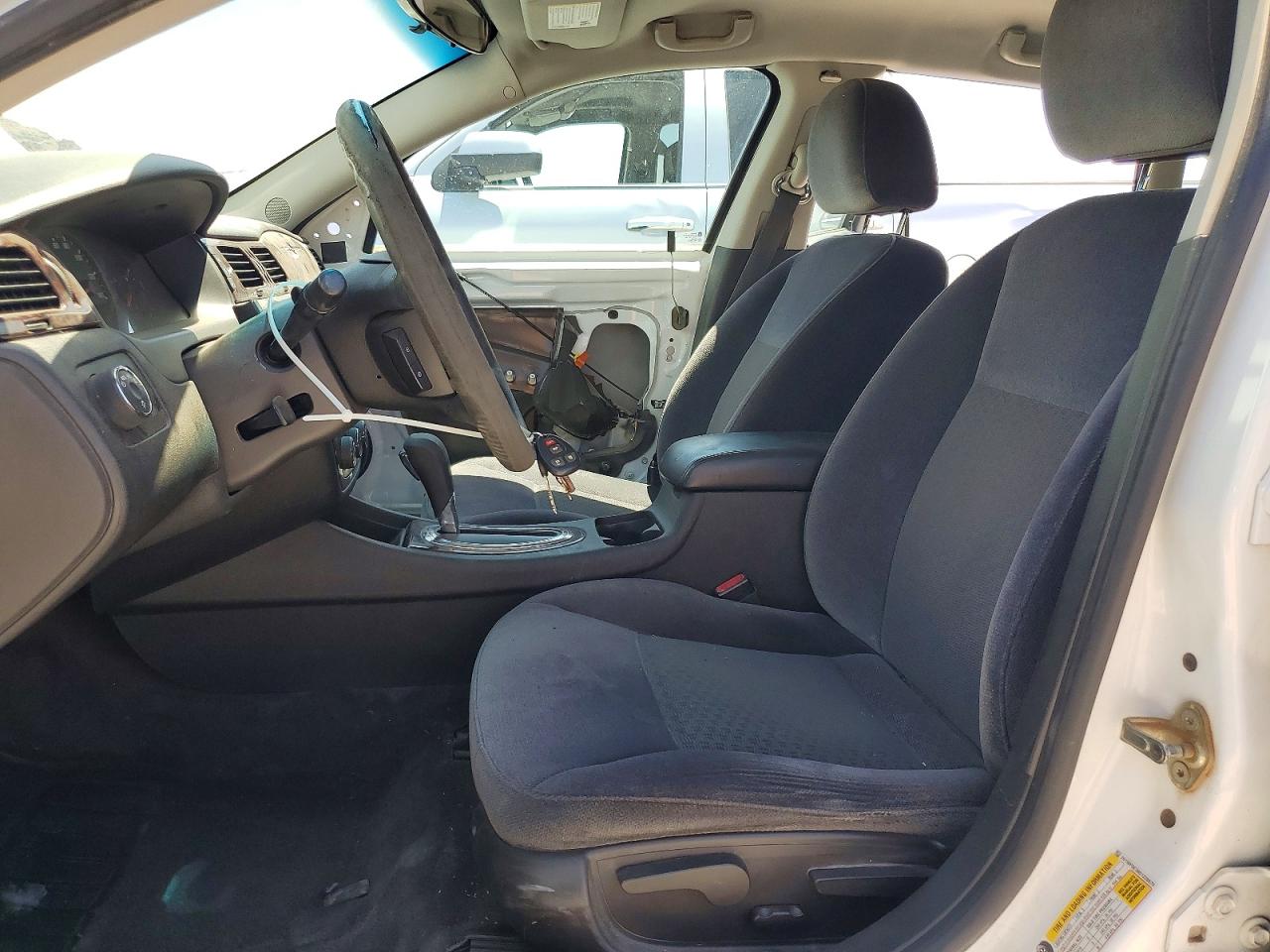 2013 Chevrolet Impala Ls White vin: 2G1WF5E39D1226579
