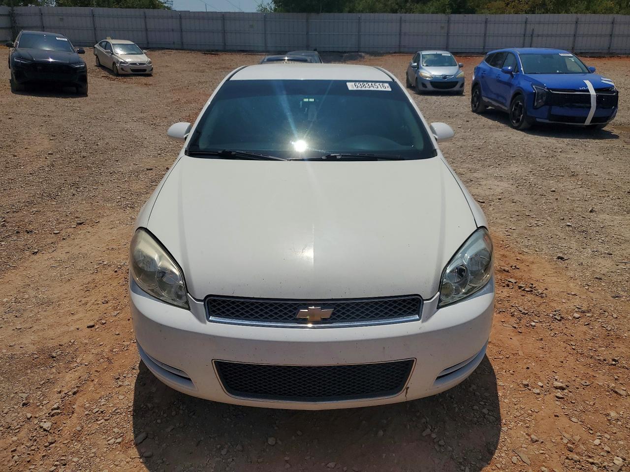 2013 Chevrolet Impala Ls White vin: 2G1WF5E39D1244581