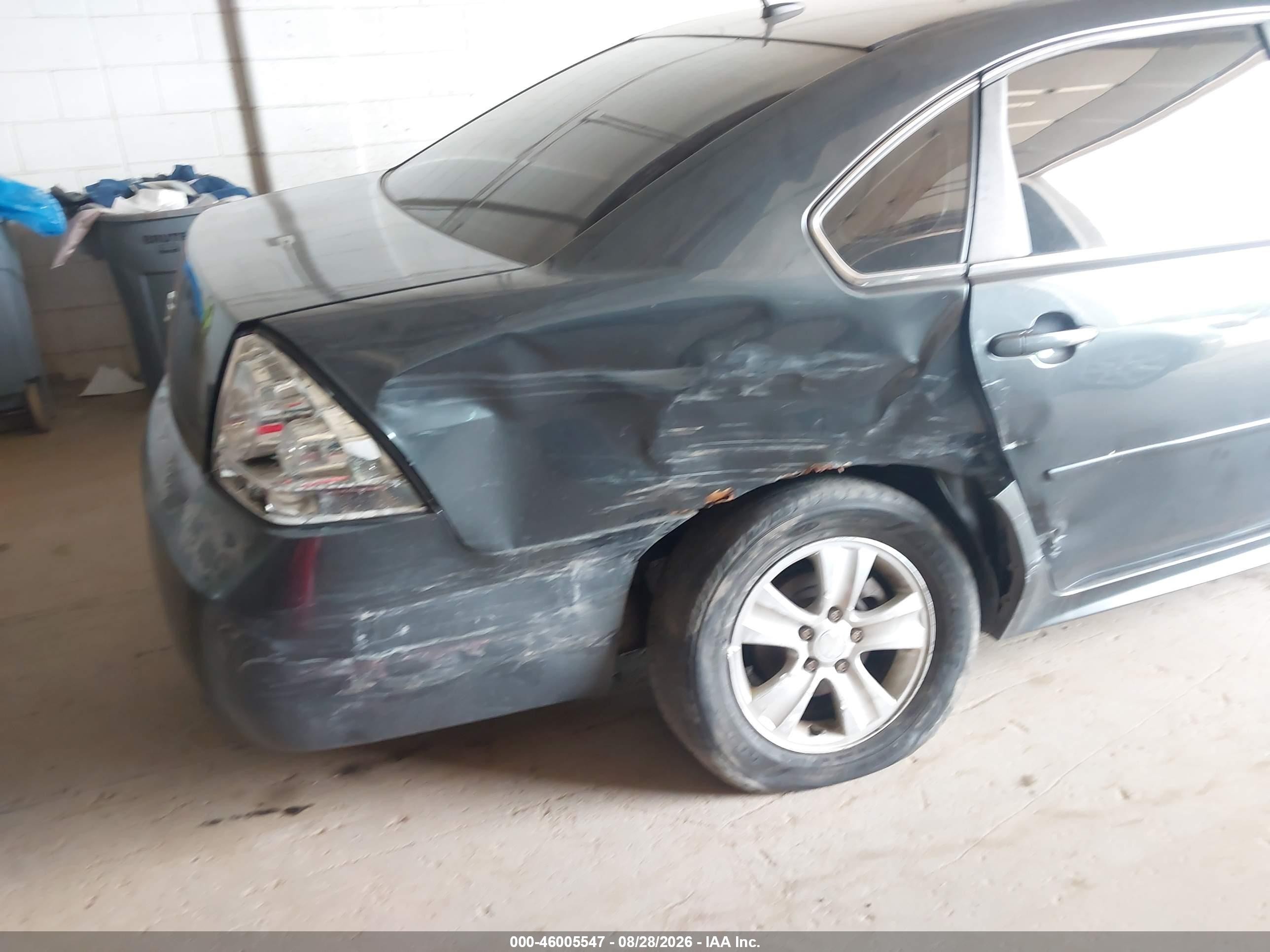 2013 Chevrolet Impala Ls Серый vin: 2G1WF5E39D1264815