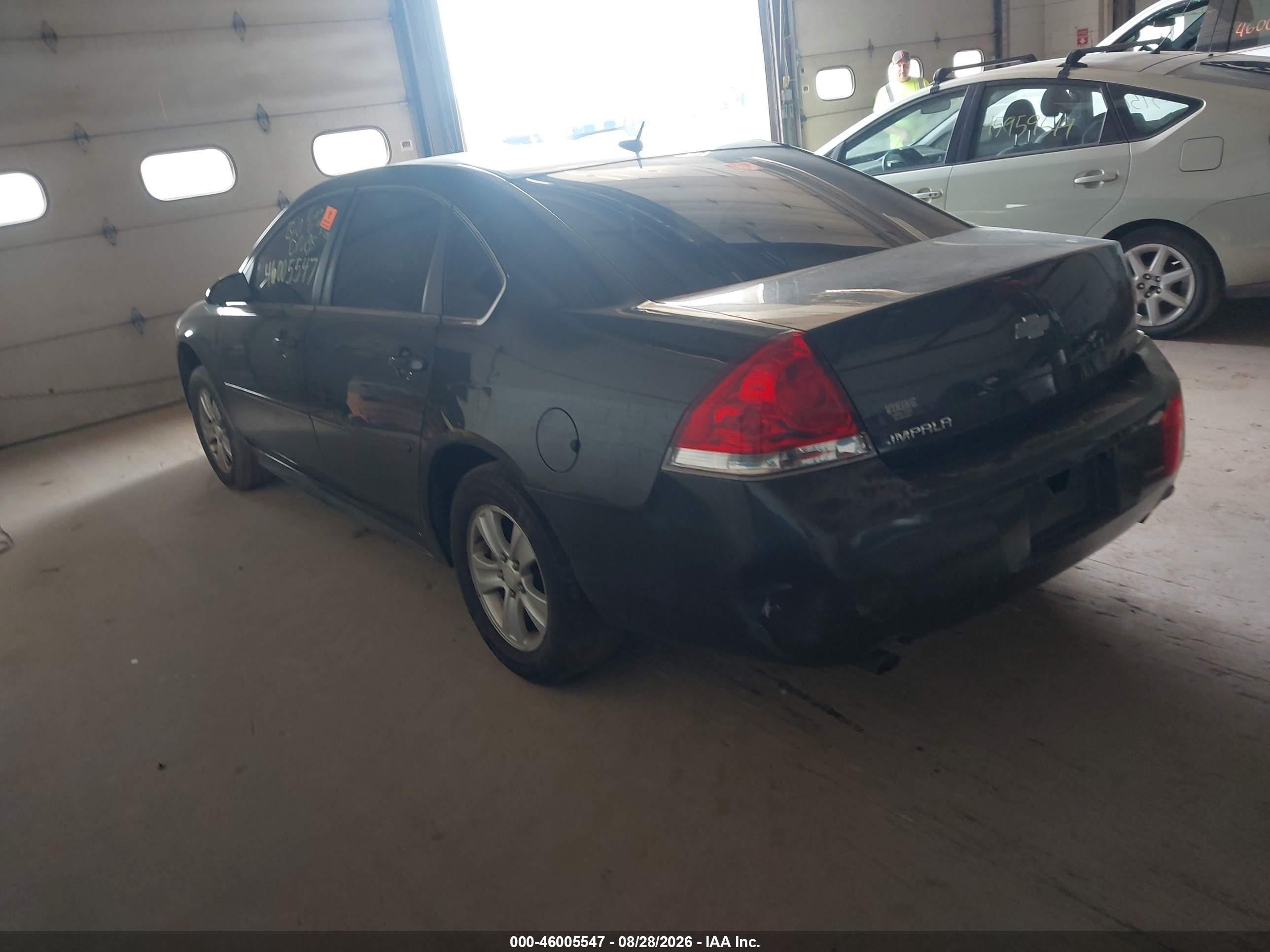 2013 Chevrolet Impala Ls Серый vin: 2G1WF5E39D1264815