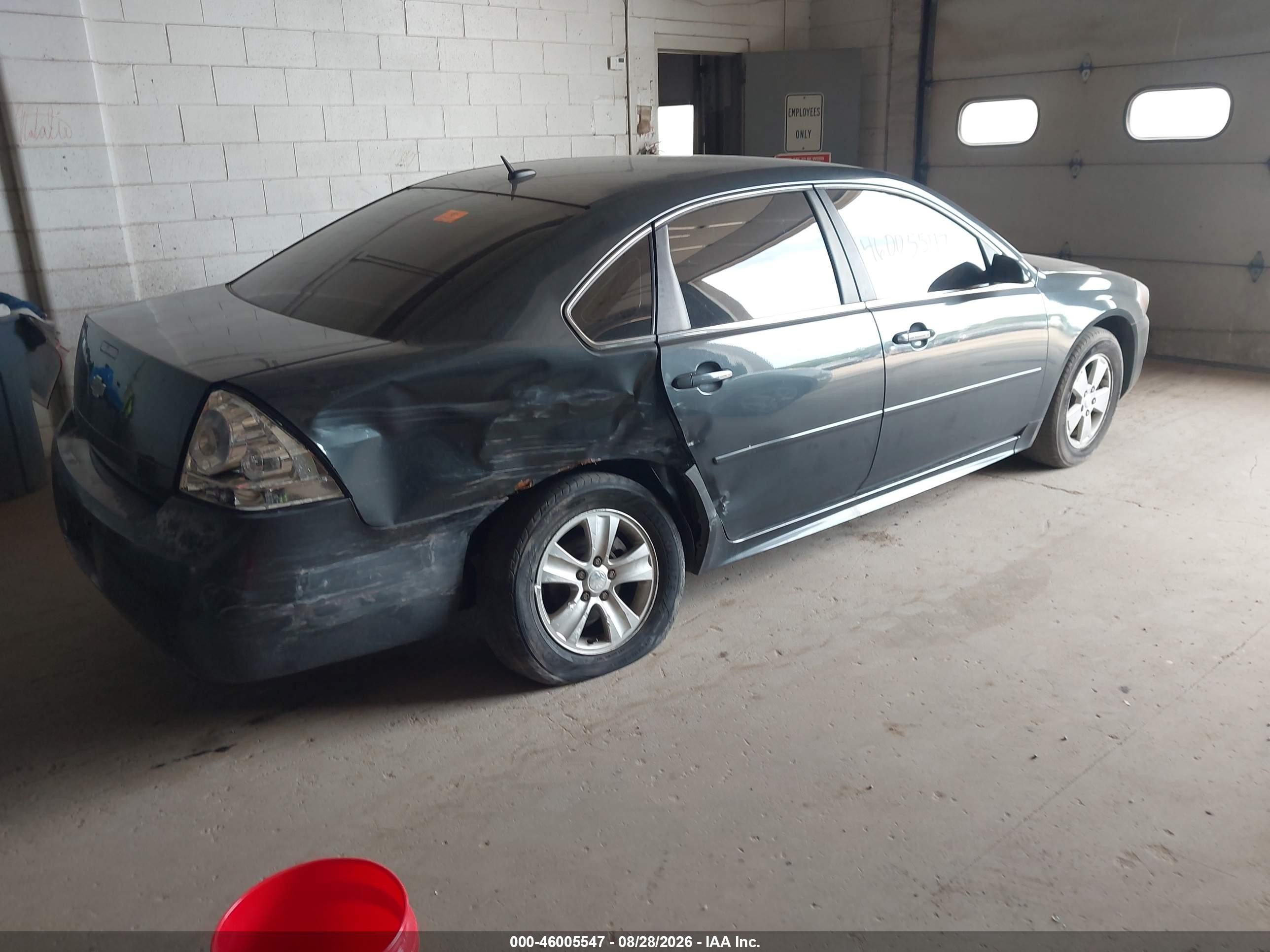 2013 Chevrolet Impala Ls Серый vin: 2G1WF5E39D1264815