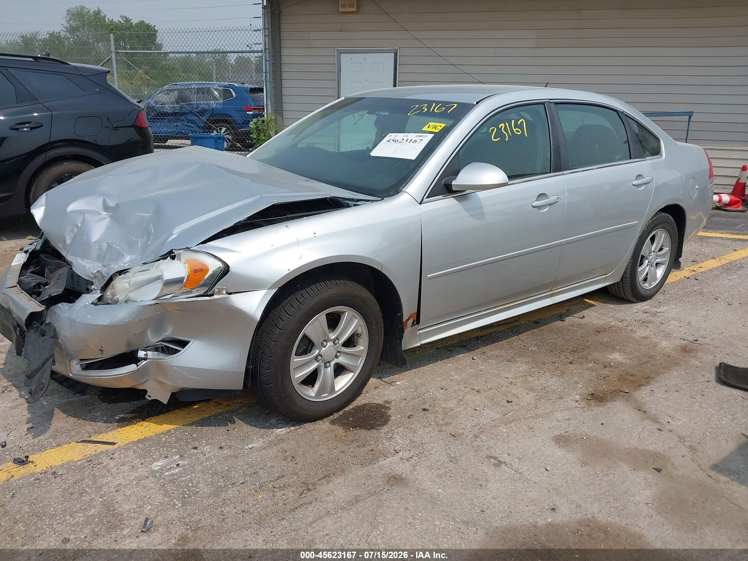 2012 Chevrolet Impala Ls Gray vin: 2G1WF5E3XC1119846