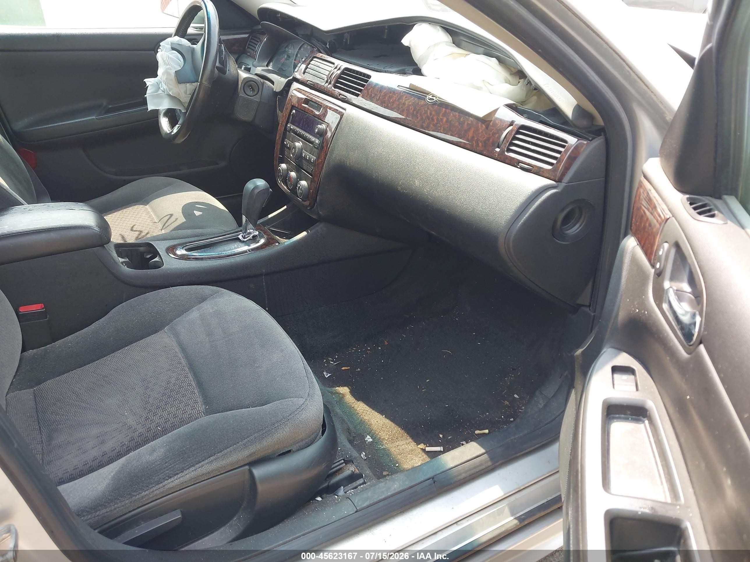 2012 Chevrolet Impala Ls Gray vin: 2G1WF5E3XC1119846