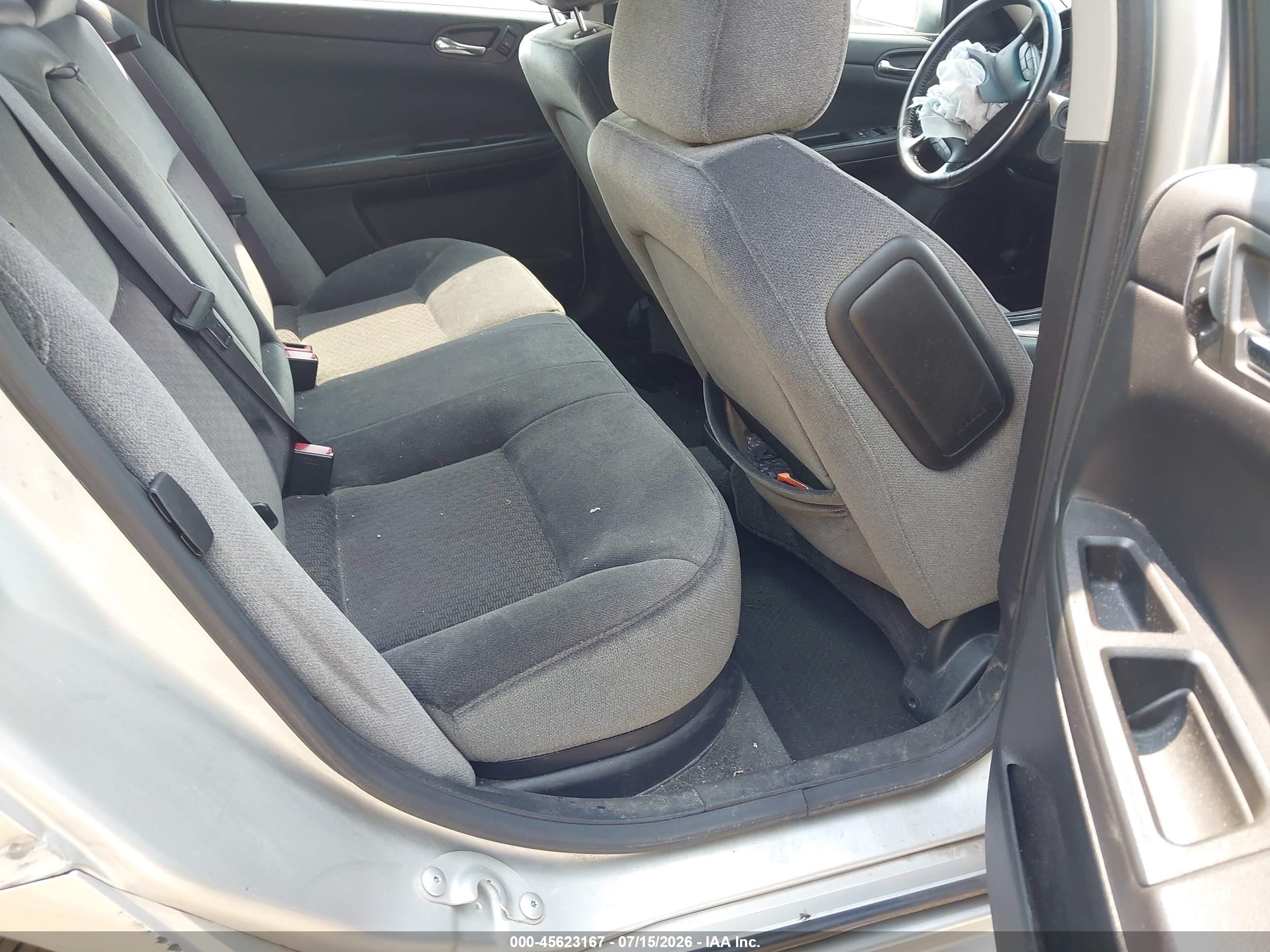 2012 Chevrolet Impala Ls Gray vin: 2G1WF5E3XC1119846