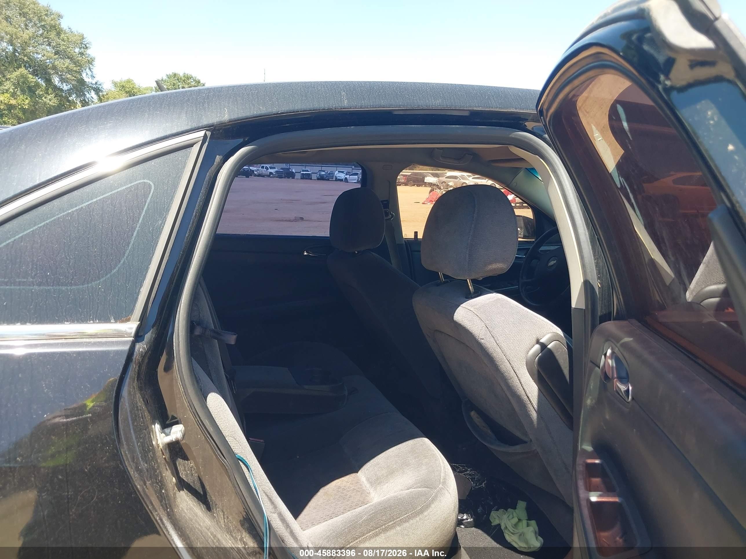2012 Chevrolet Impala Ls Black vin: 2G1WF5E3XC1146870
