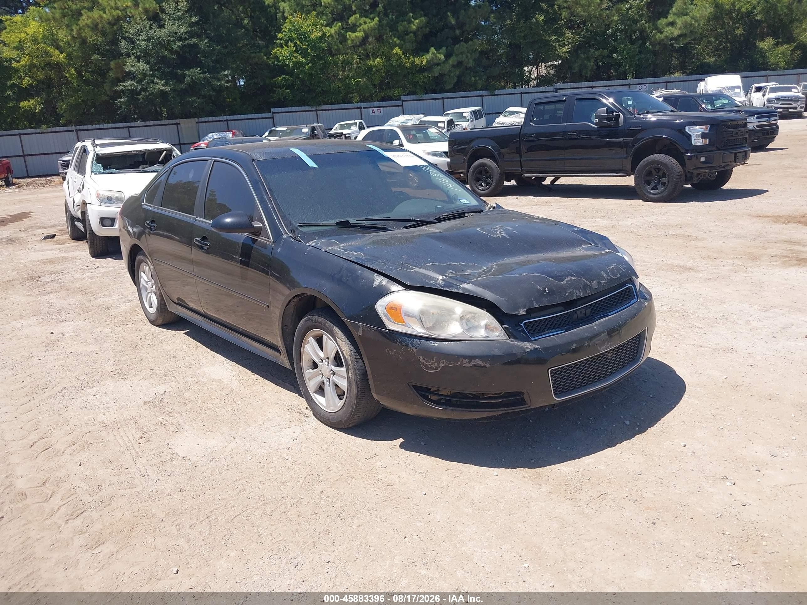 2012 Chevrolet Impala Ls Черный vin: 2G1WF5E3XC1146870