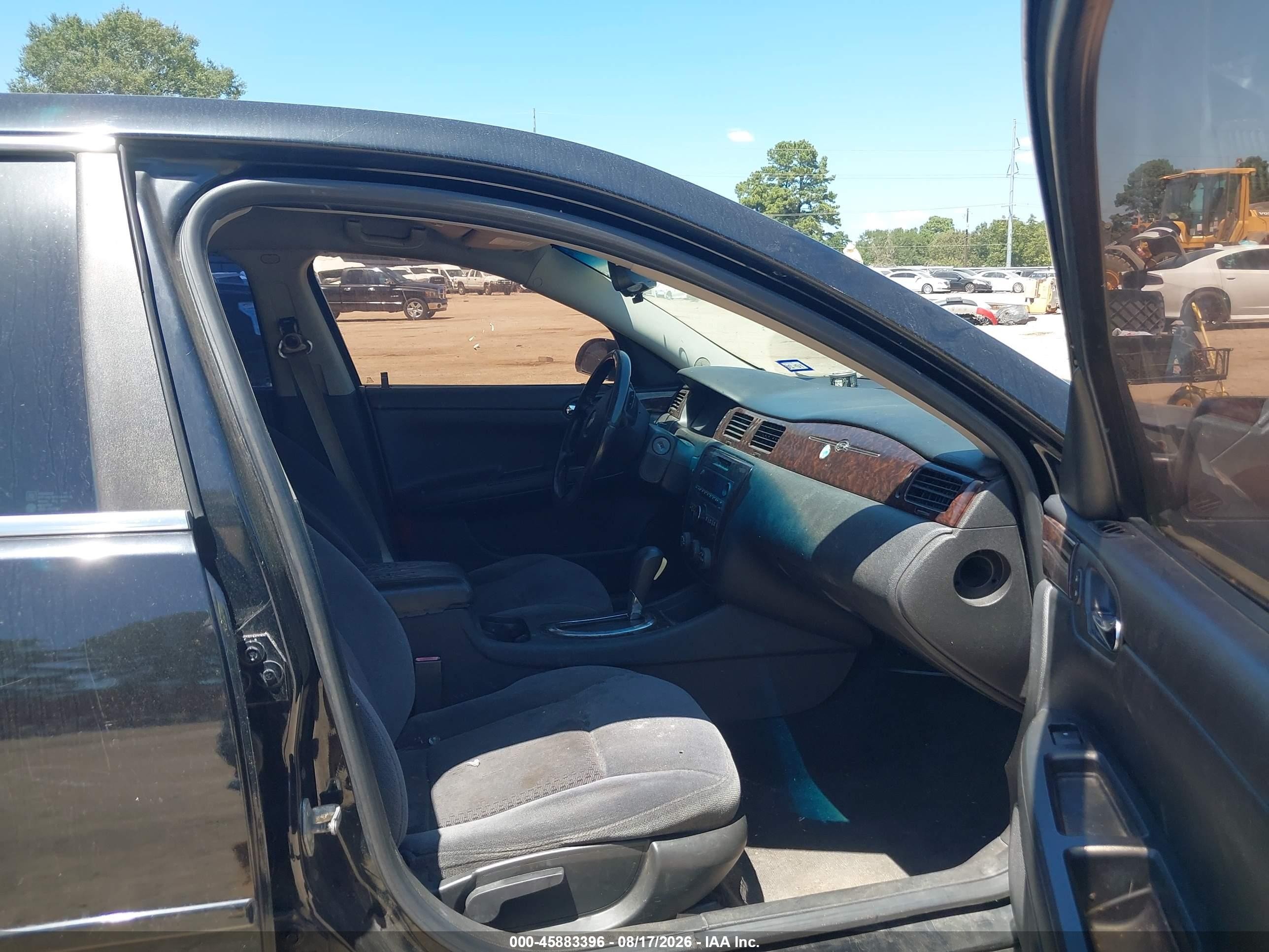 2012 Chevrolet Impala Ls Black vin: 2G1WF5E3XC1146870
