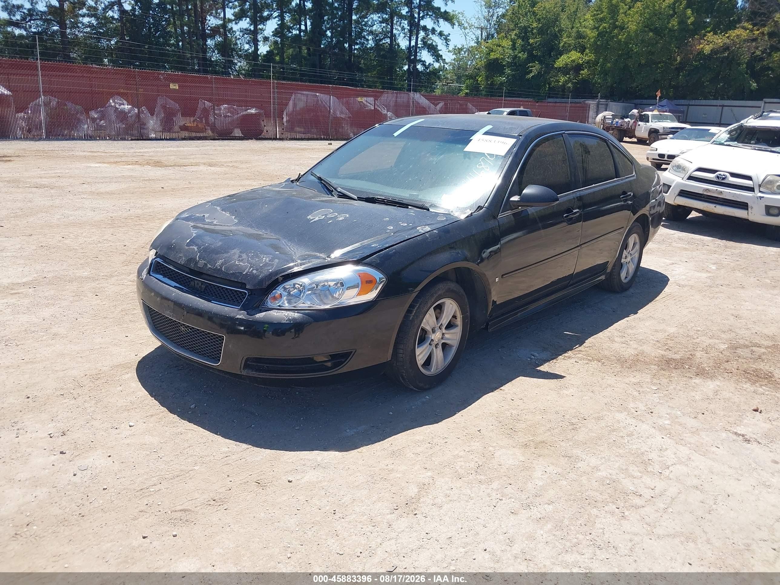 2012 Chevrolet Impala Ls Black vin: 2G1WF5E3XC1146870