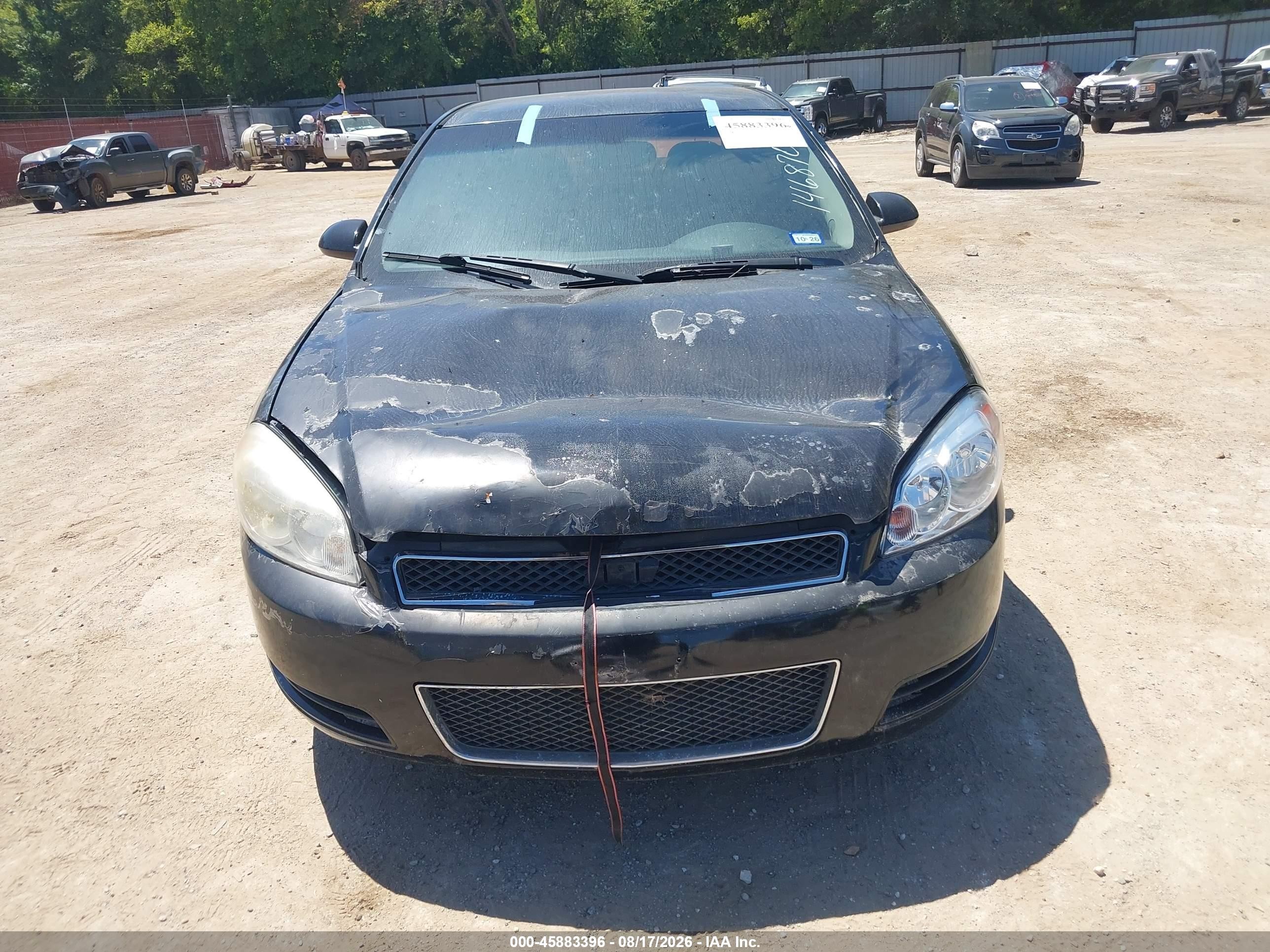 2012 Chevrolet Impala Ls Black vin: 2G1WF5E3XC1146870
