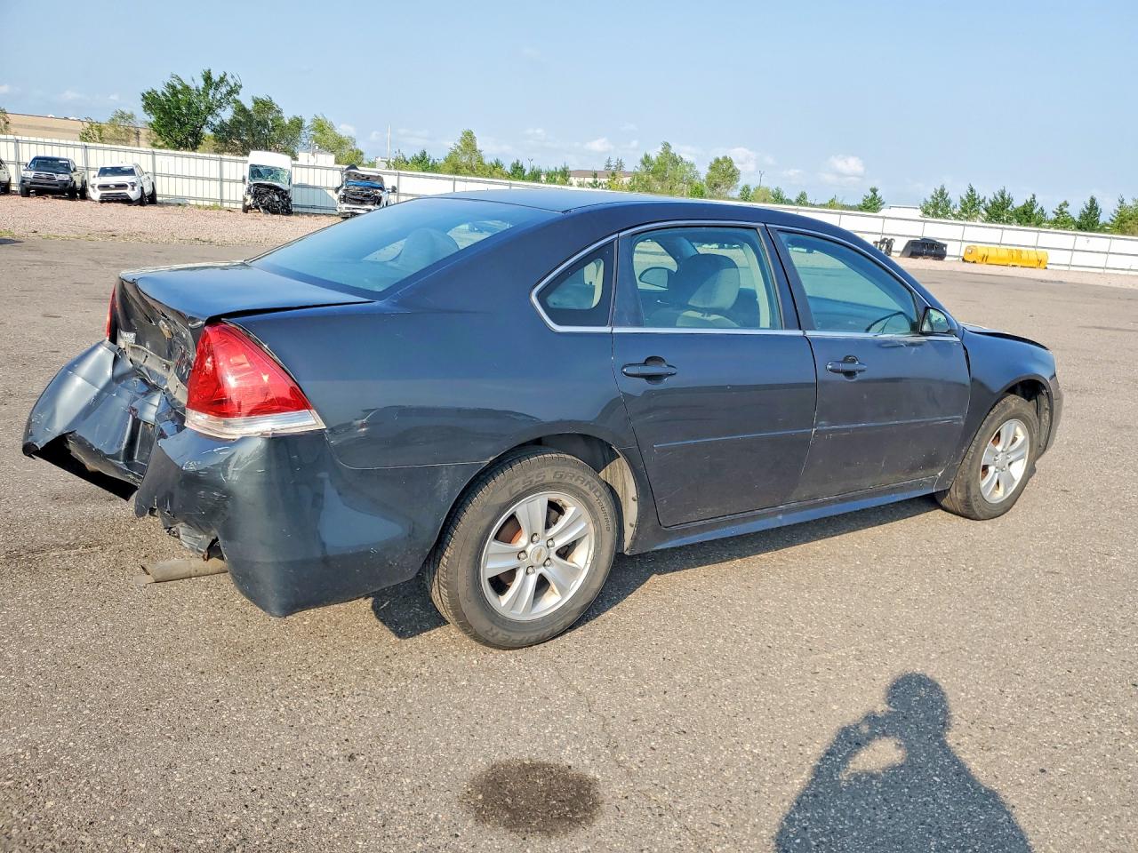 2013 Chevrolet Impala Ls Gray vin: 2G1WF5E3XD1118715