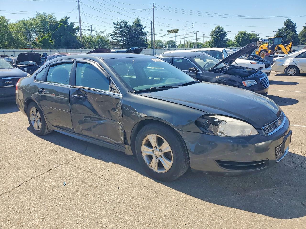2013 Chevrolet Impala Ls Gray vin: 2G1WF5E3XD1153903