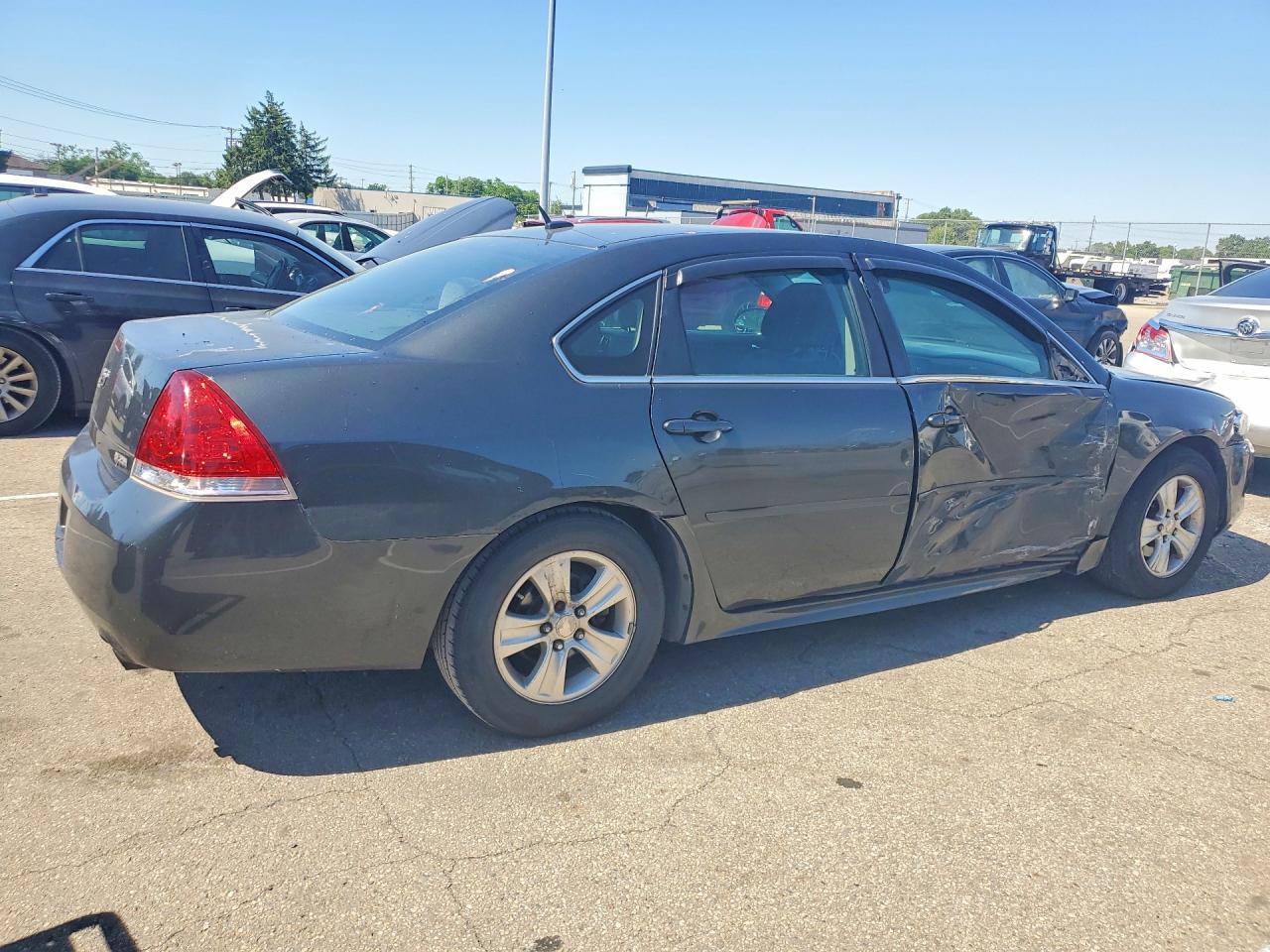 2013 Chevrolet Impala Ls Gray vin: 2G1WF5E3XD1153903