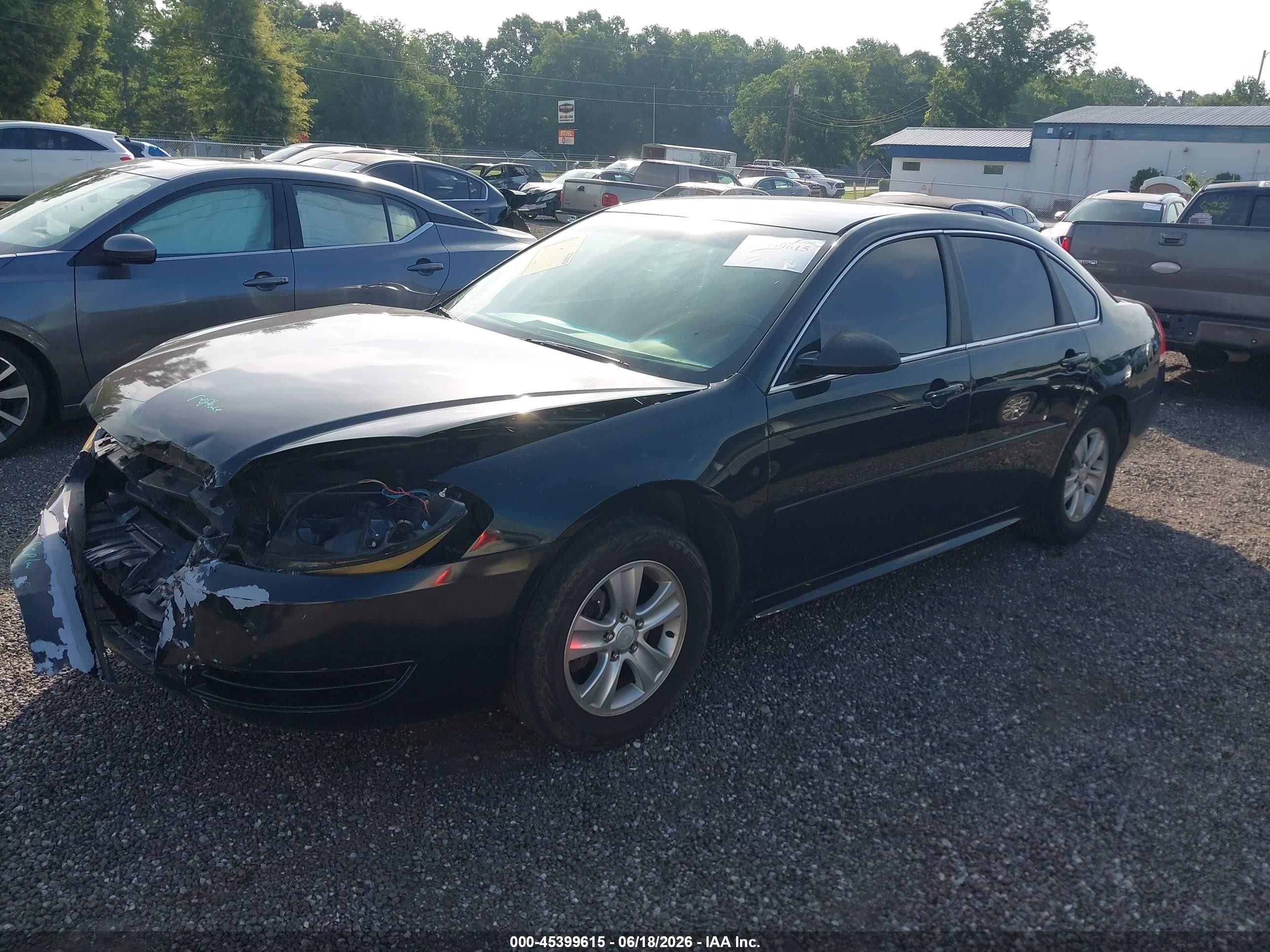 2013 Chevrolet Impala Ls Black vin: 2G1WF5E3XD1198937