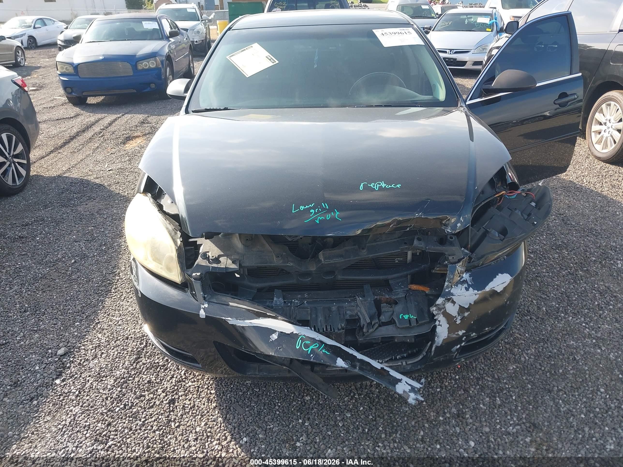 2013 Chevrolet Impala Ls Black vin: 2G1WF5E3XD1198937