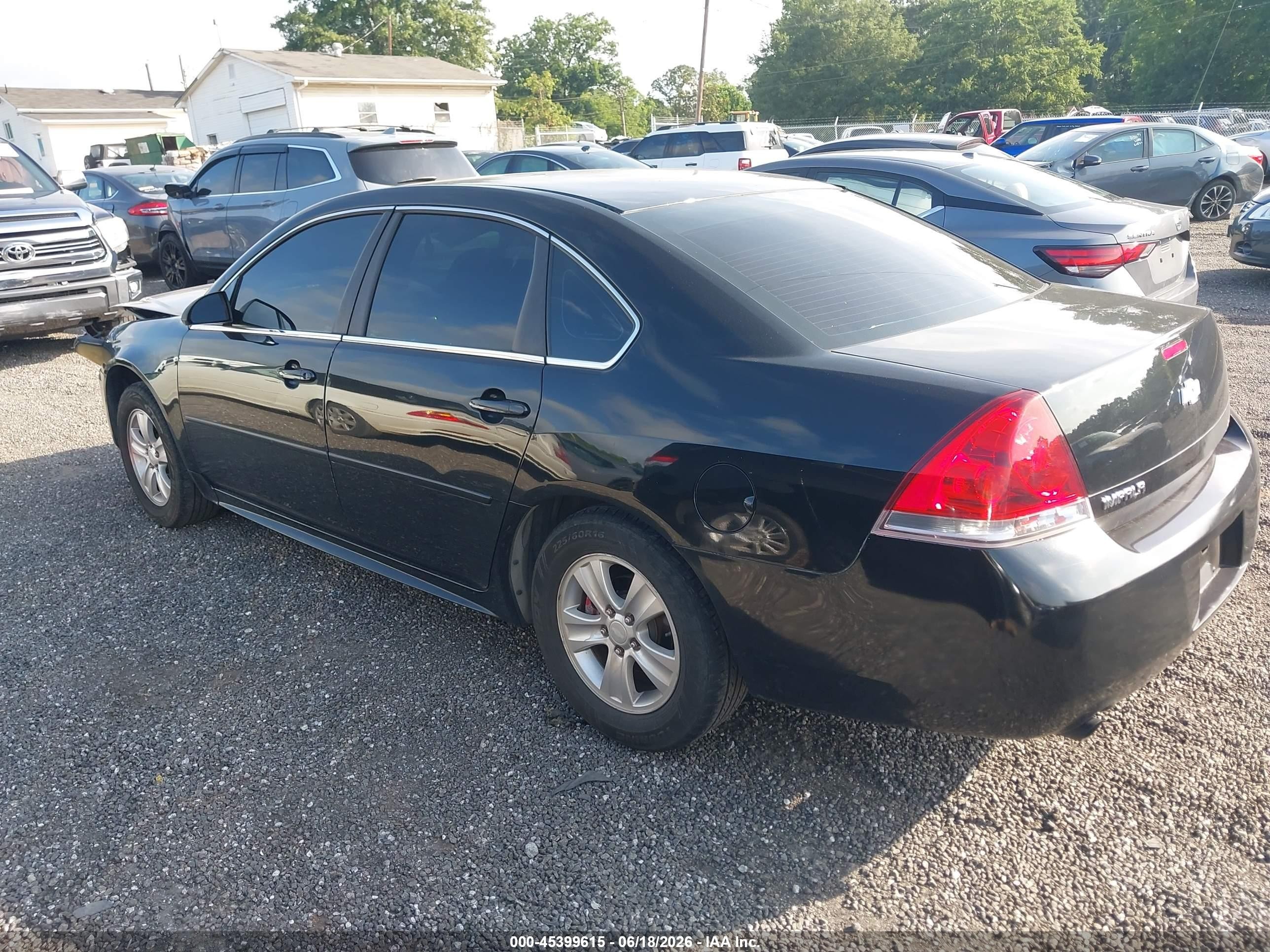 2013 Chevrolet Impala Ls Black vin: 2G1WF5E3XD1198937