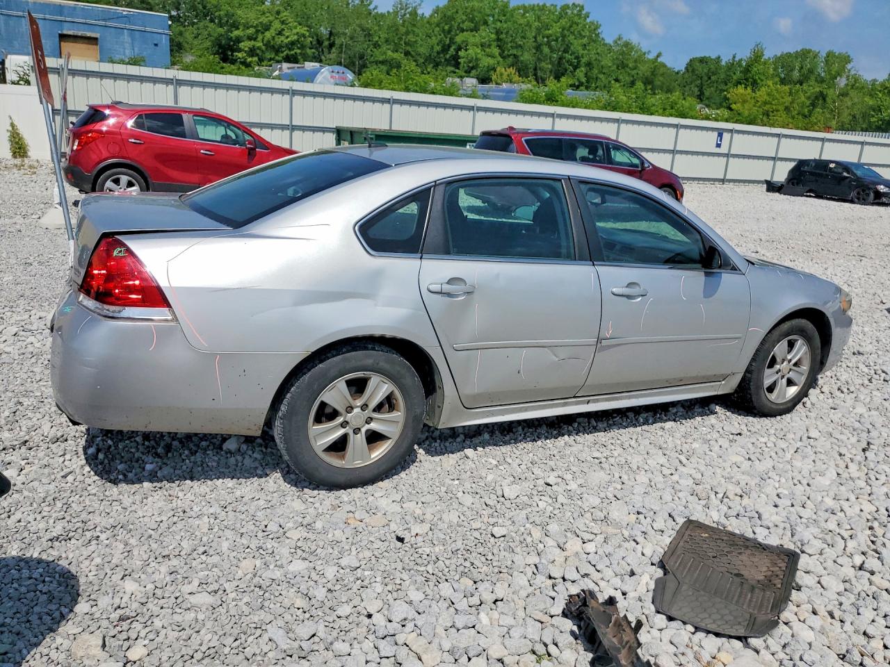 2013 Chevrolet Impala Ls Silver vin: 2G1WF5E3XD1221133