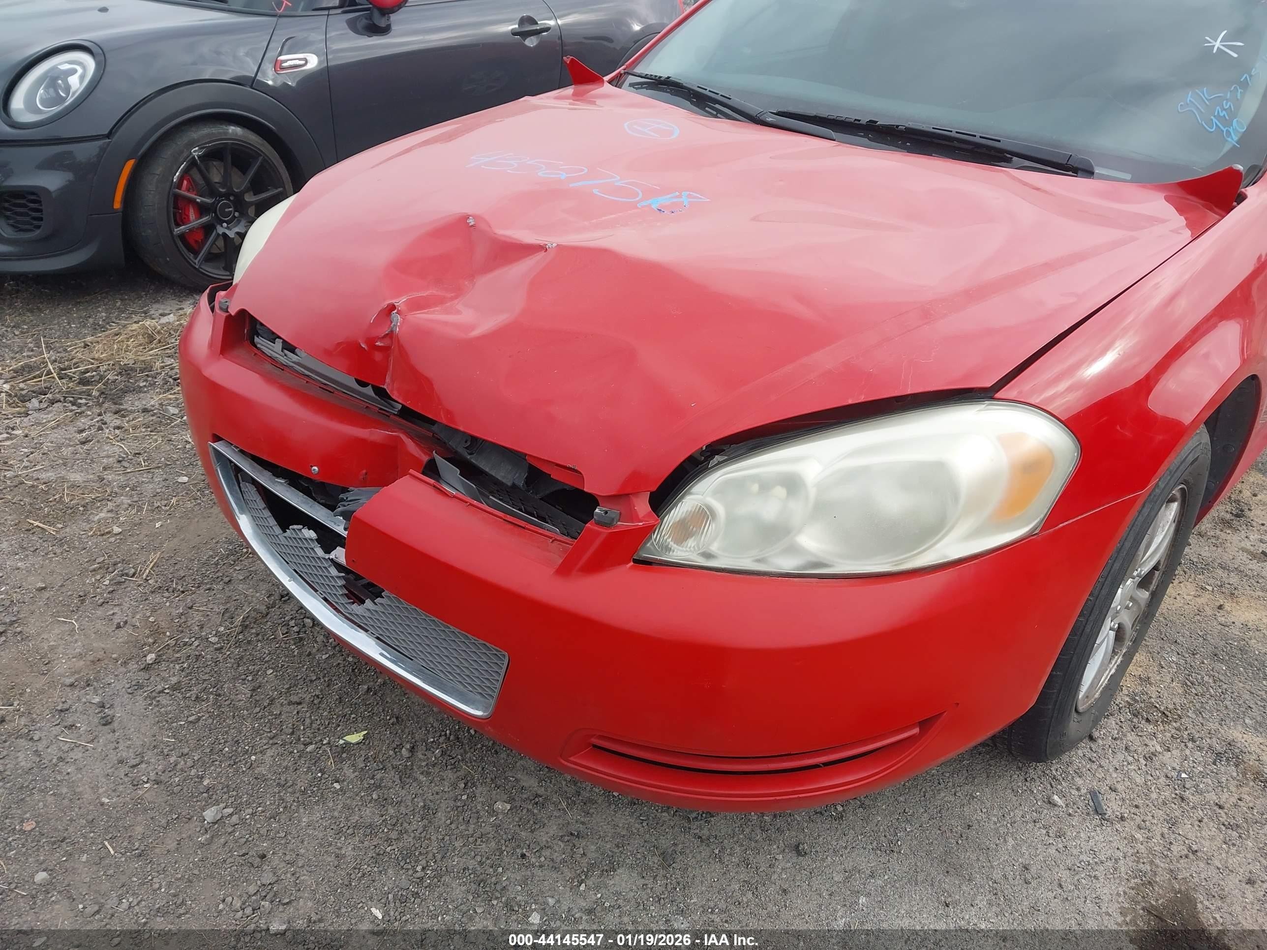 2013 Chevrolet Impala Ls Red vin: 2G1WF5E3XD1225893