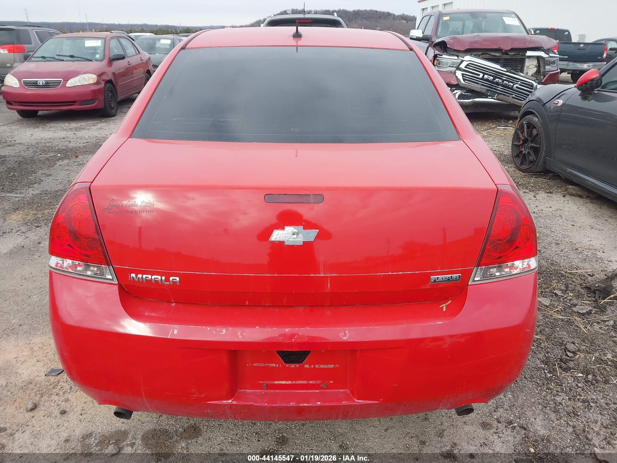 2013 Chevrolet Impala Ls Red vin: 2G1WF5E3XD1225893