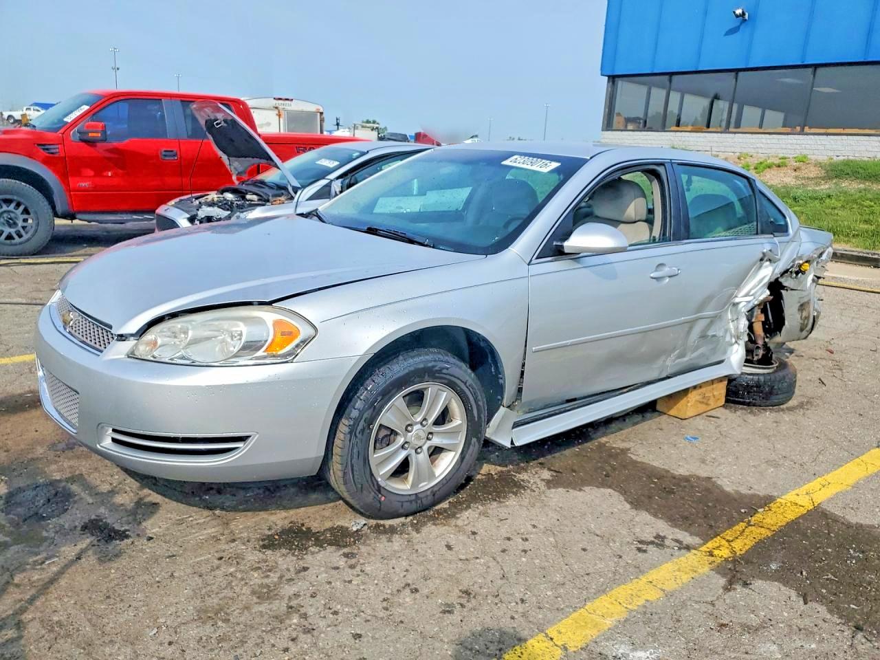 2013 Chevrolet Impala Ls Серебряный vin: 2G1WF5E3XD1255430