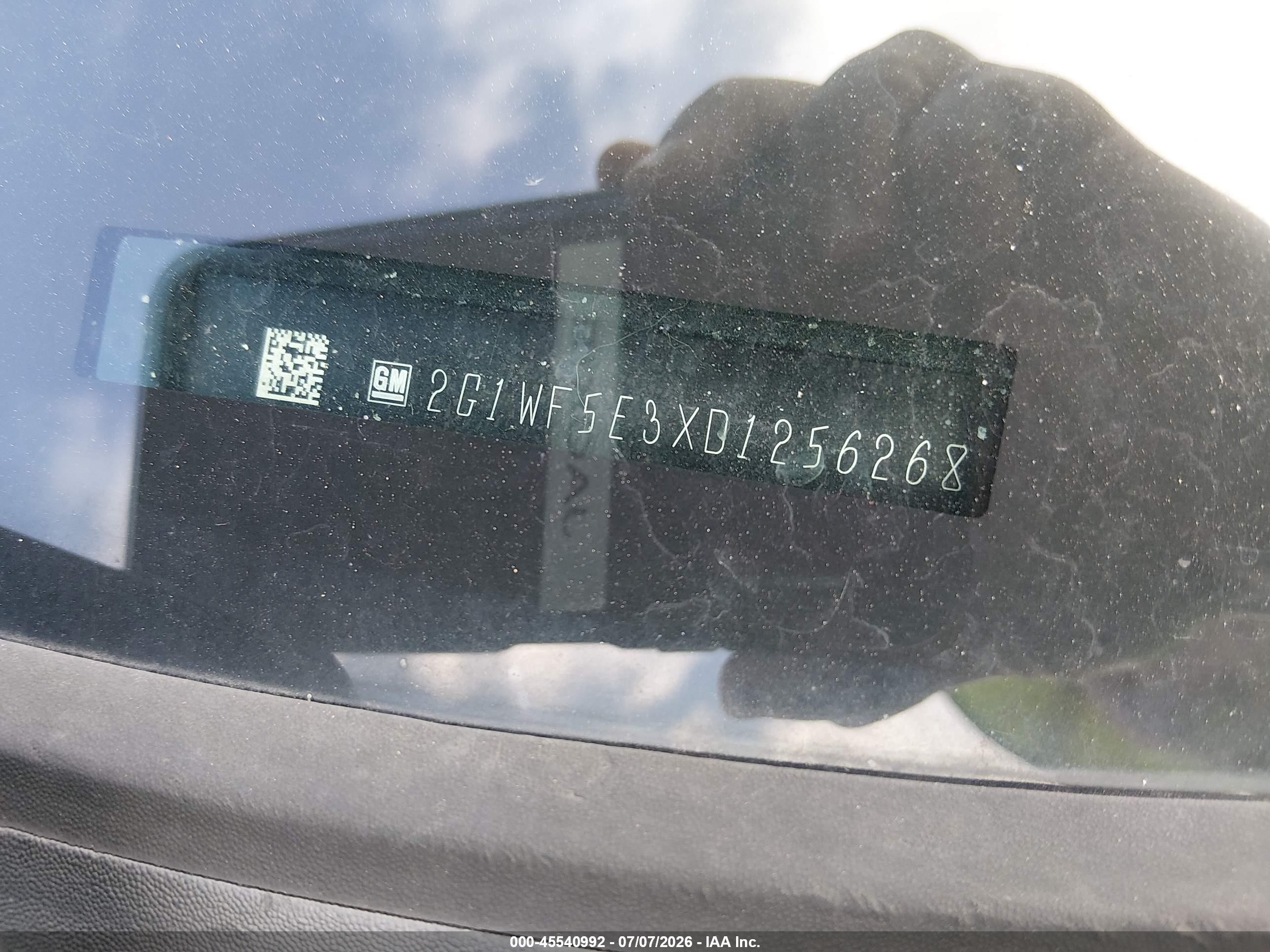 2013 Chevrolet Impala Ls Серый vin: 2G1WF5E3XD1256268