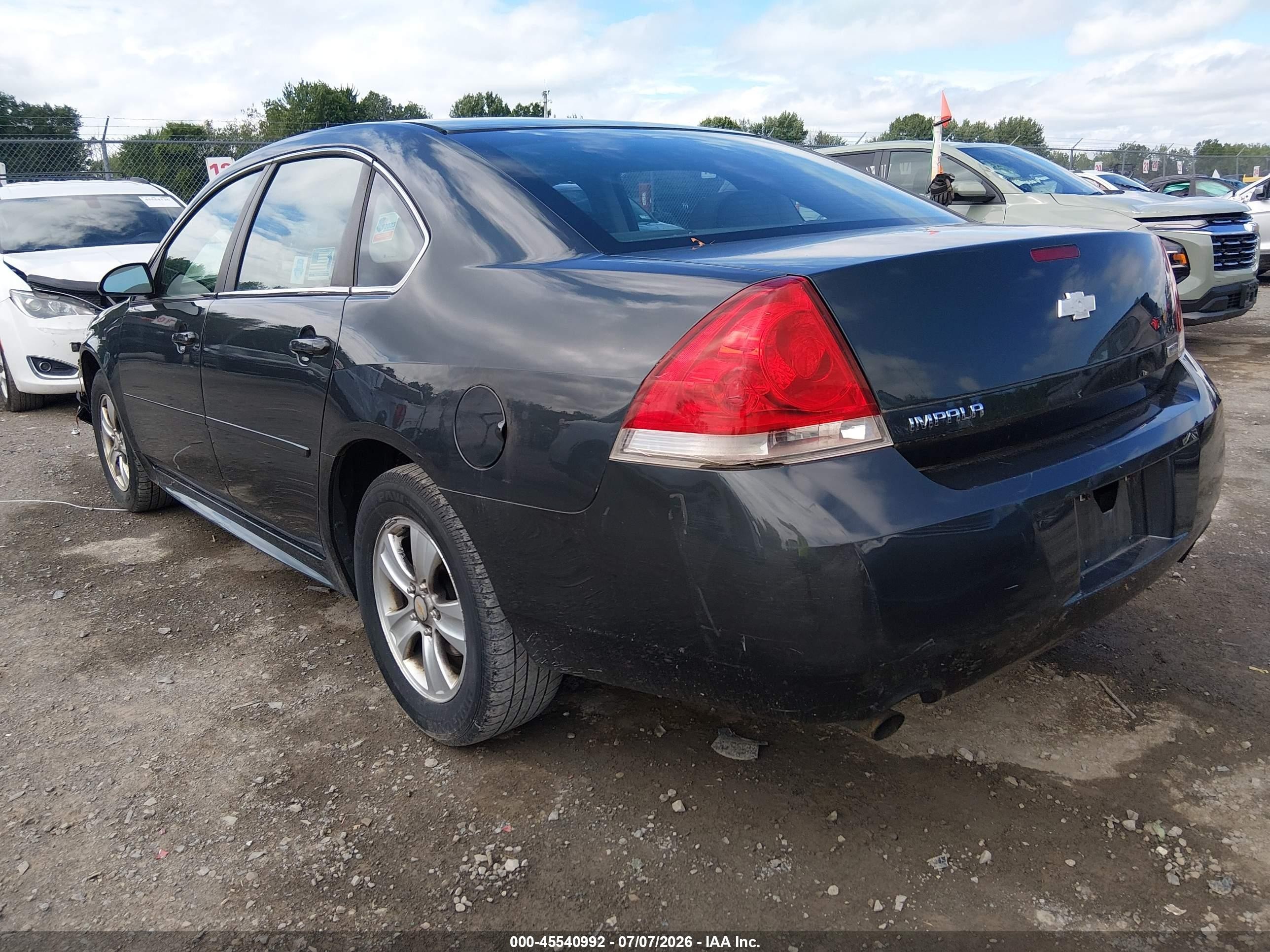 2013 Chevrolet Impala Ls Серый vin: 2G1WF5E3XD1256268