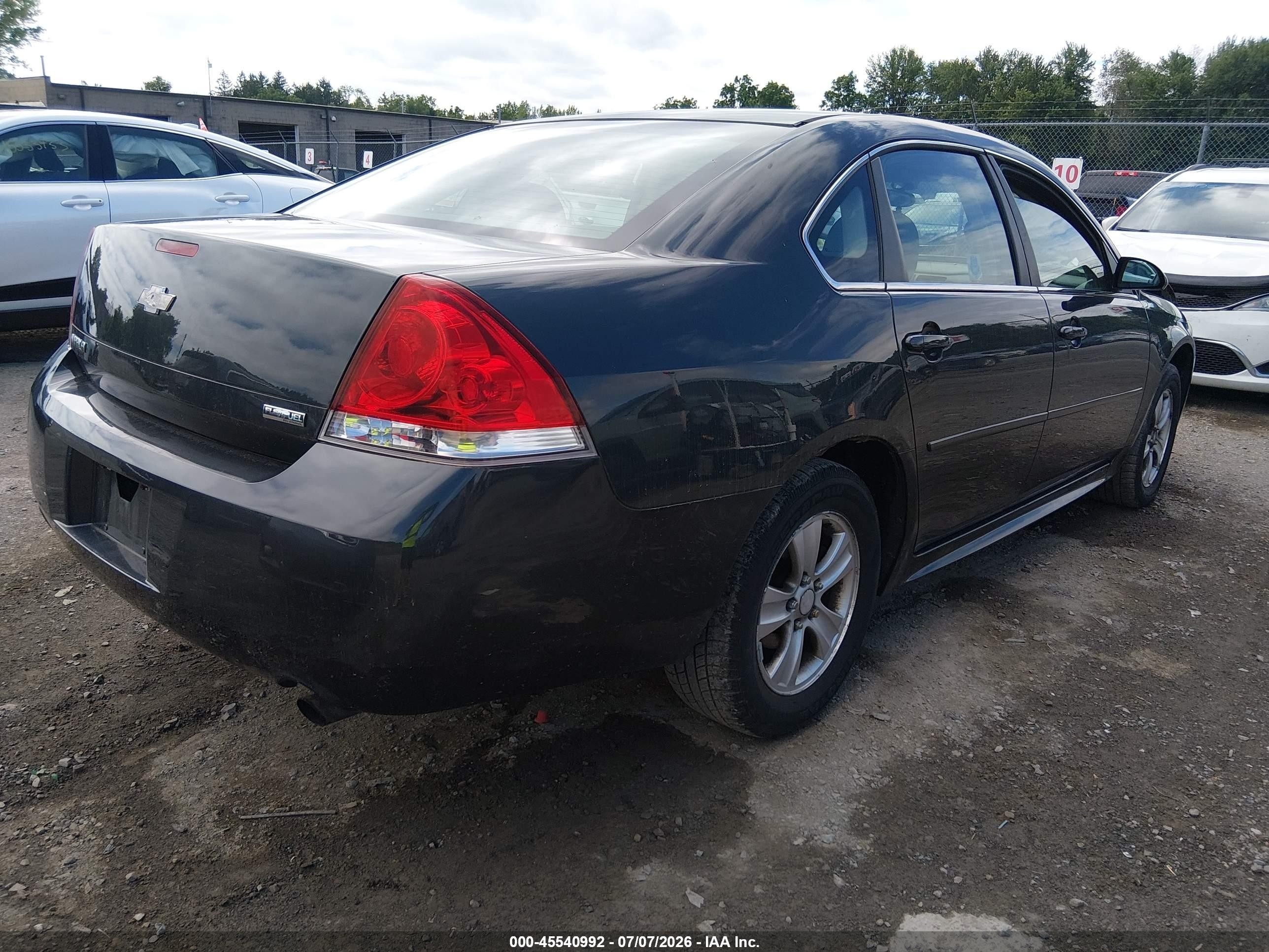 2013 Chevrolet Impala Ls Серый vin: 2G1WF5E3XD1256268