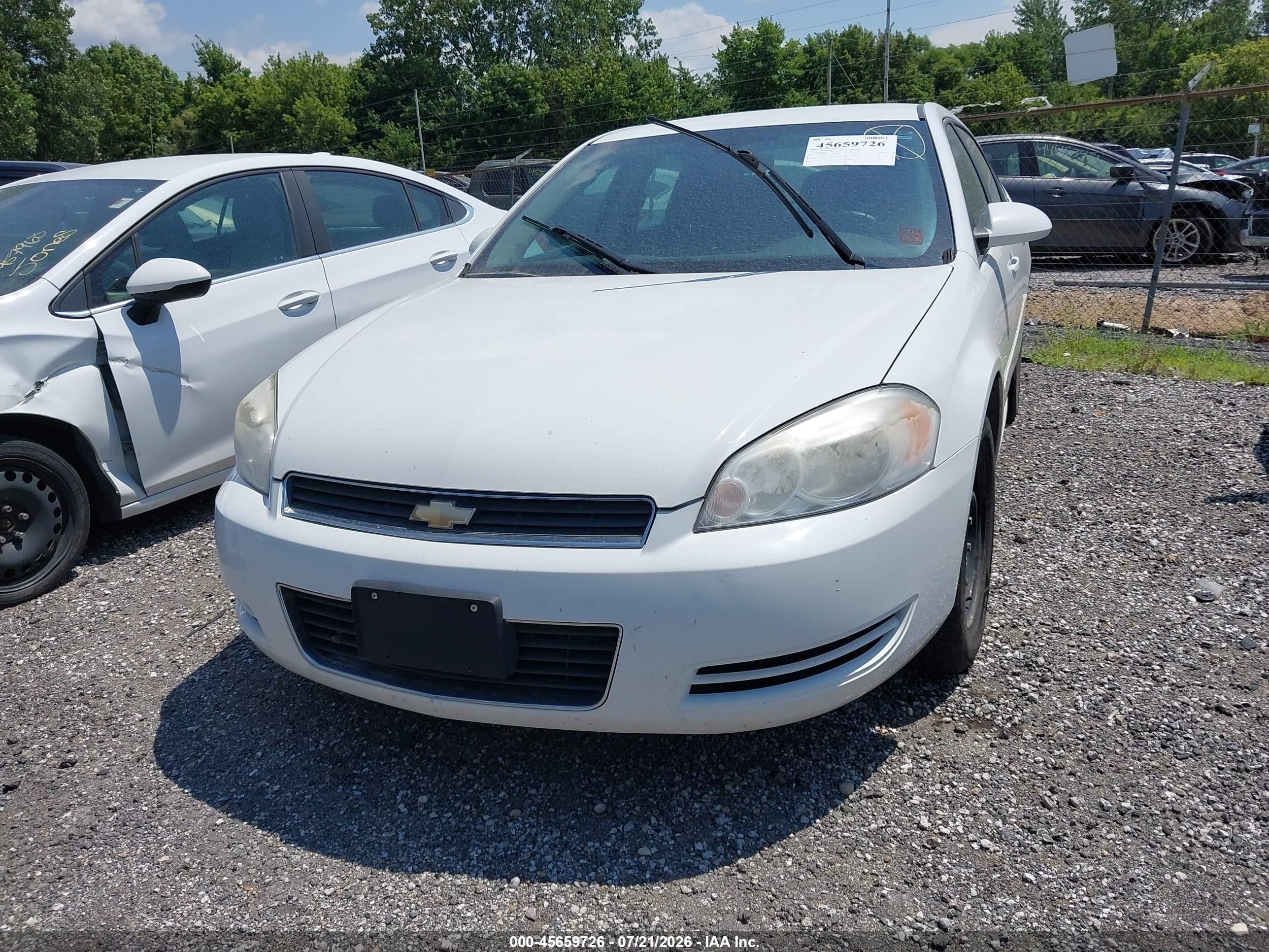 2011 Chevrolet Impala Ls Белый vin: 2G1WF5EK0B1143496