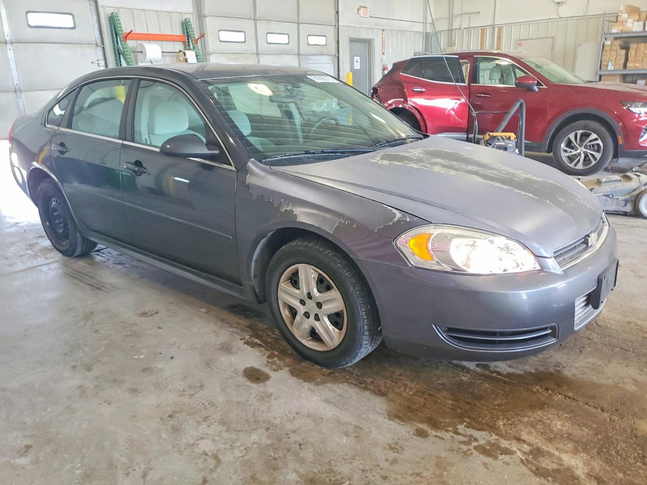 2011 Chevrolet Impala Ls Серый vin: 2G1WF5EK0B1160542