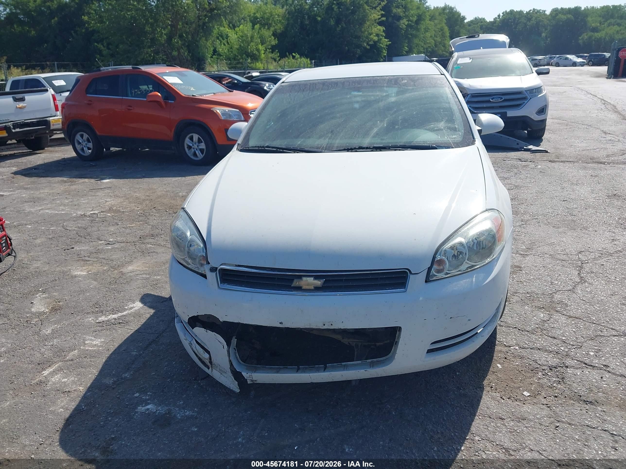 2011 Chevrolet Impala Ls White vin: 2G1WF5EK0B1214339