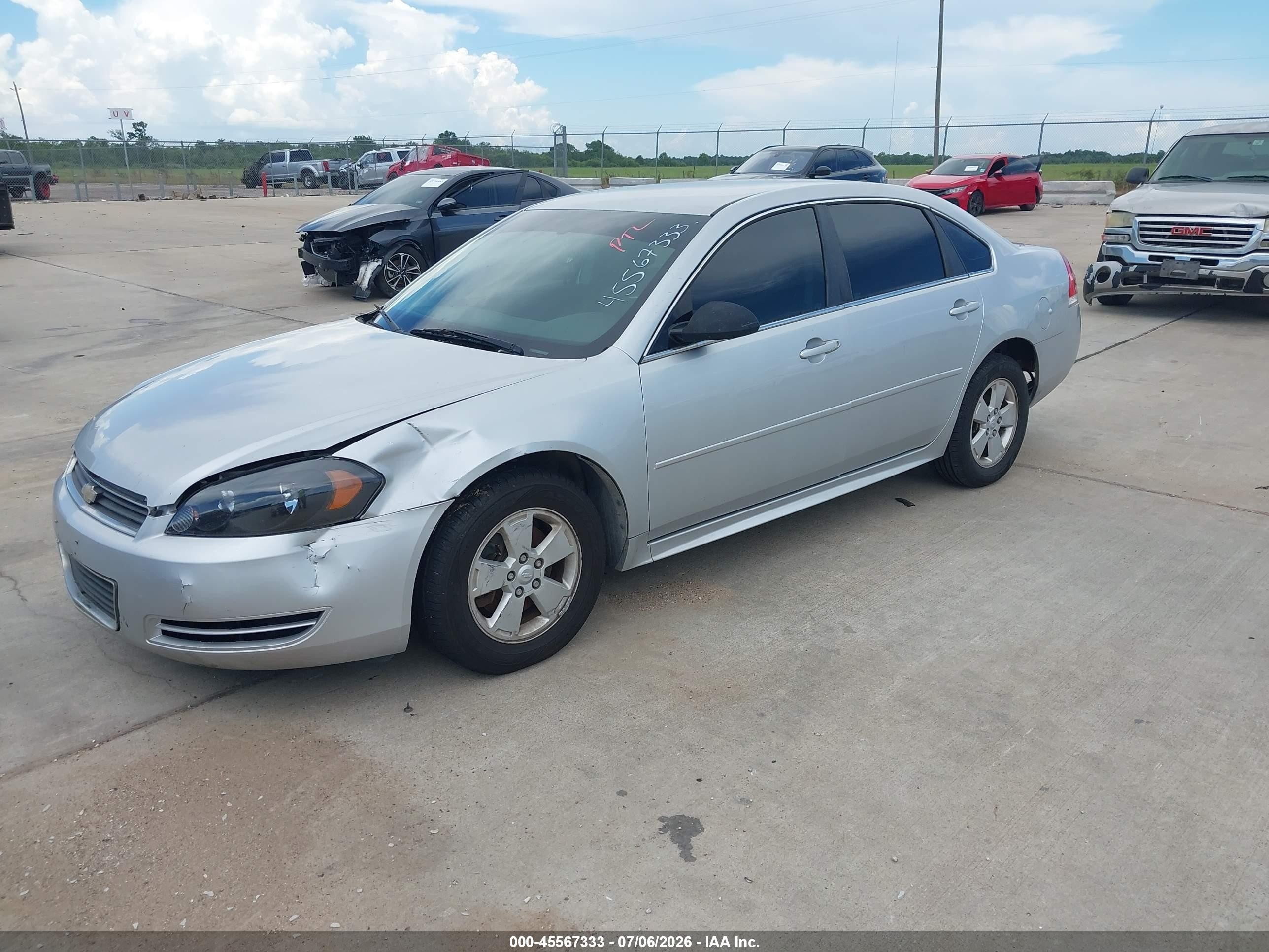 2011 Chevrolet Impala Ls Silver vin: 2G1WF5EK1B1123774