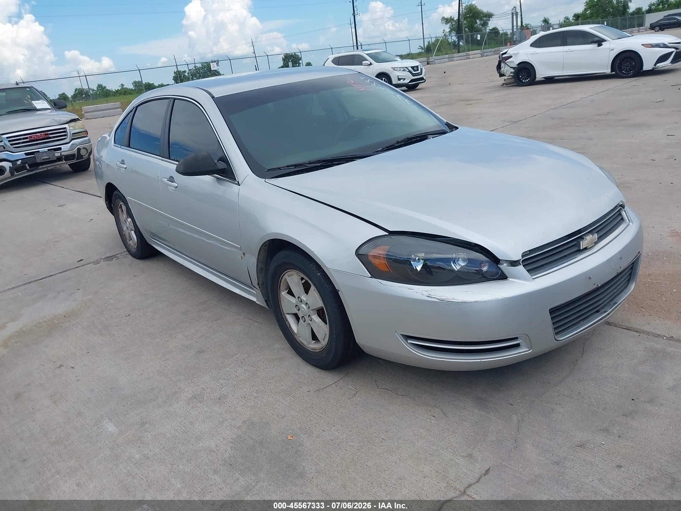 2011 Chevrolet Impala Ls Silver vin: 2G1WF5EK1B1123774