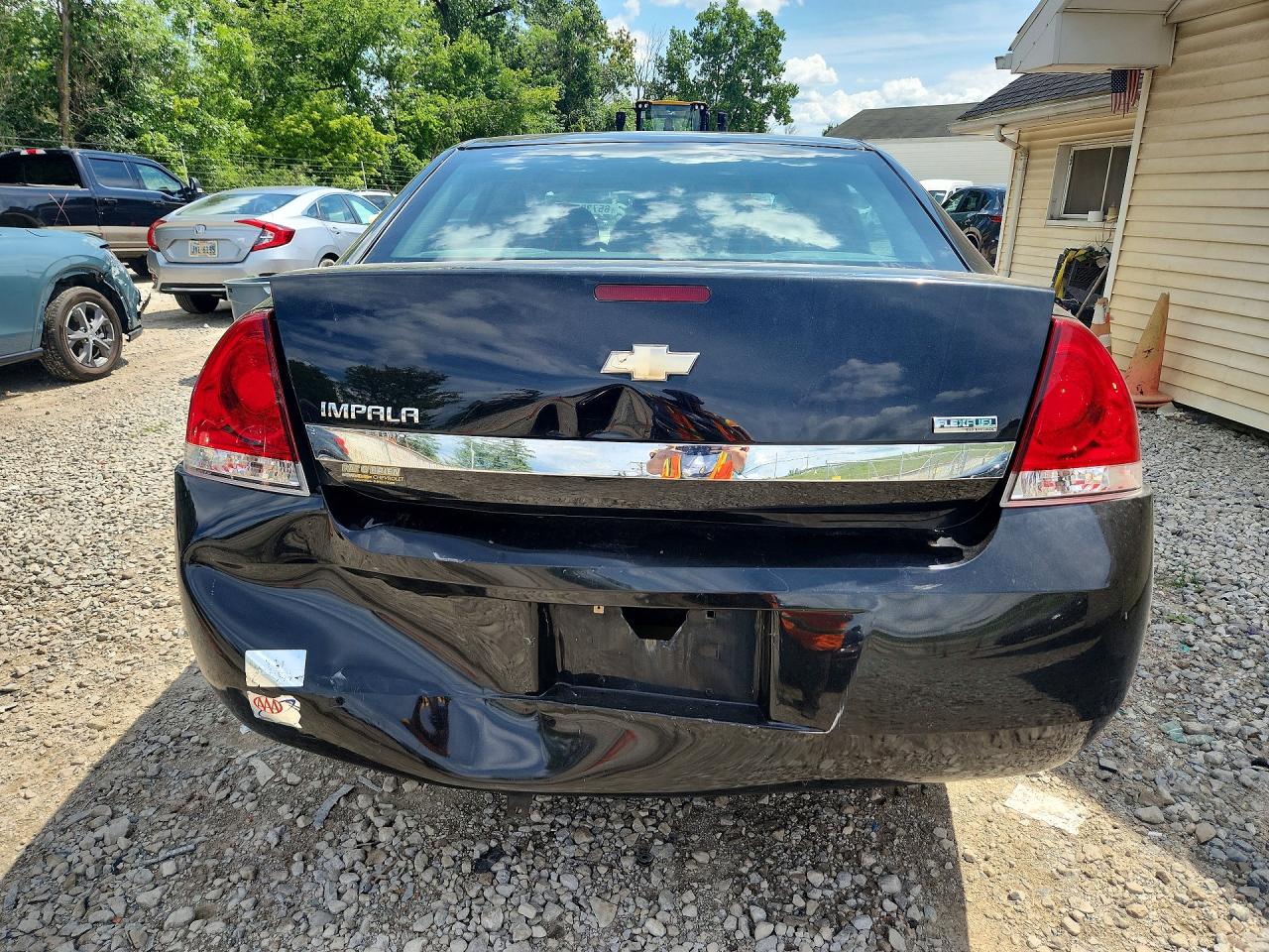 2011 Chevrolet Impala Ls Black vin: 2G1WF5EK1B1225317