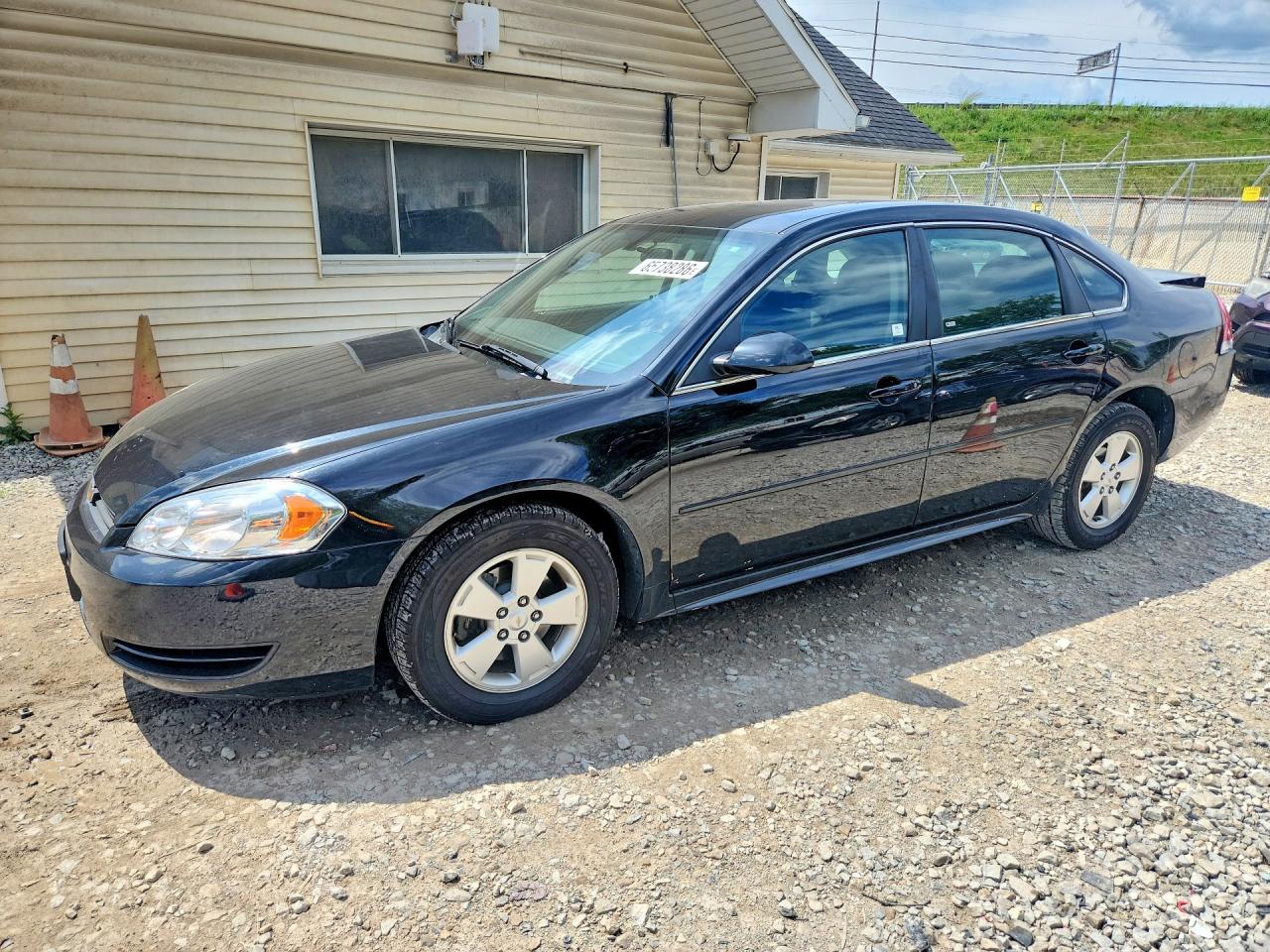 2011 Chevrolet Impala Ls Black vin: 2G1WF5EK1B1225317