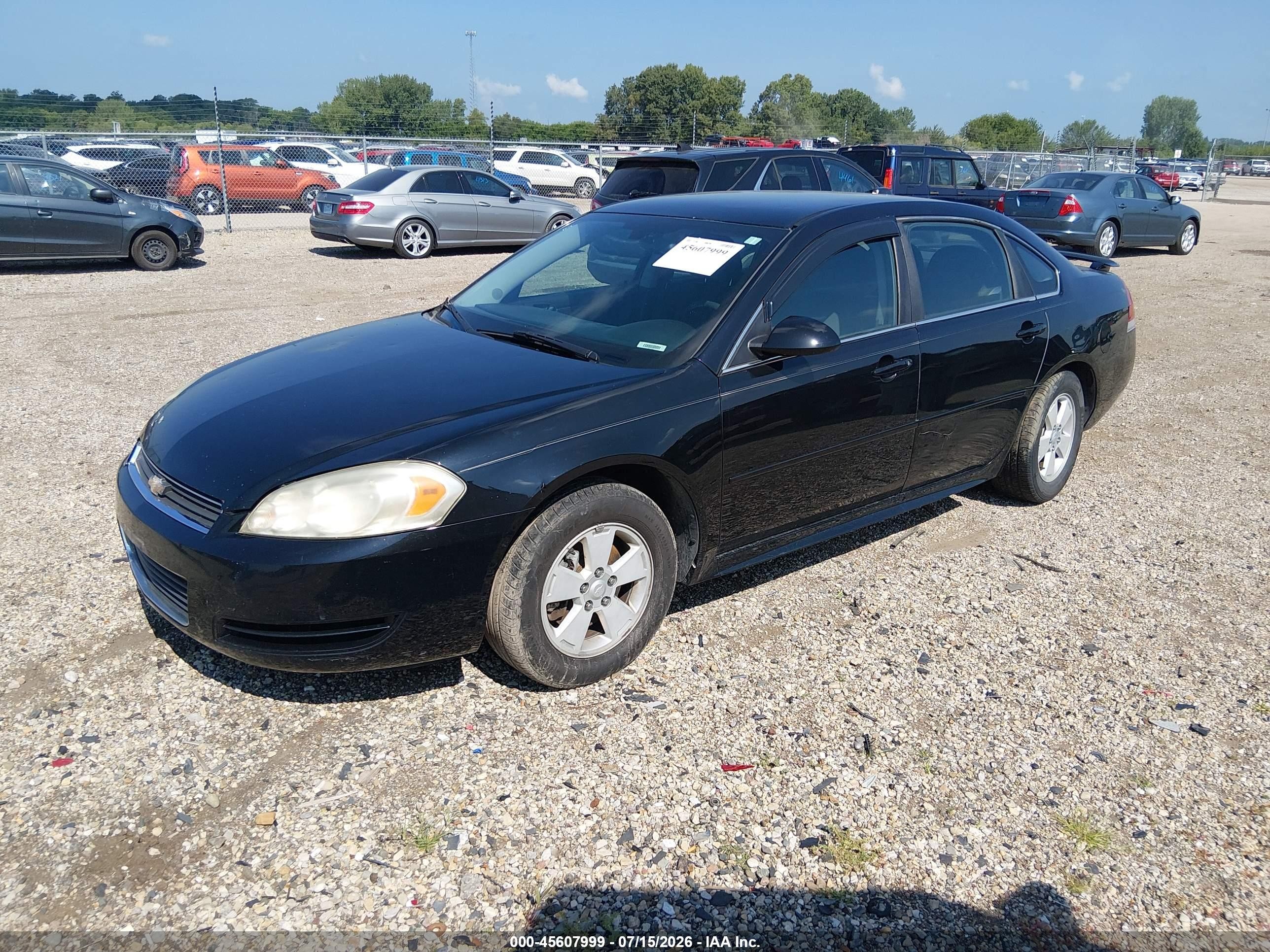 2011 Chevrolet Impala Ls Black vin: 2G1WF5EK2B1125467