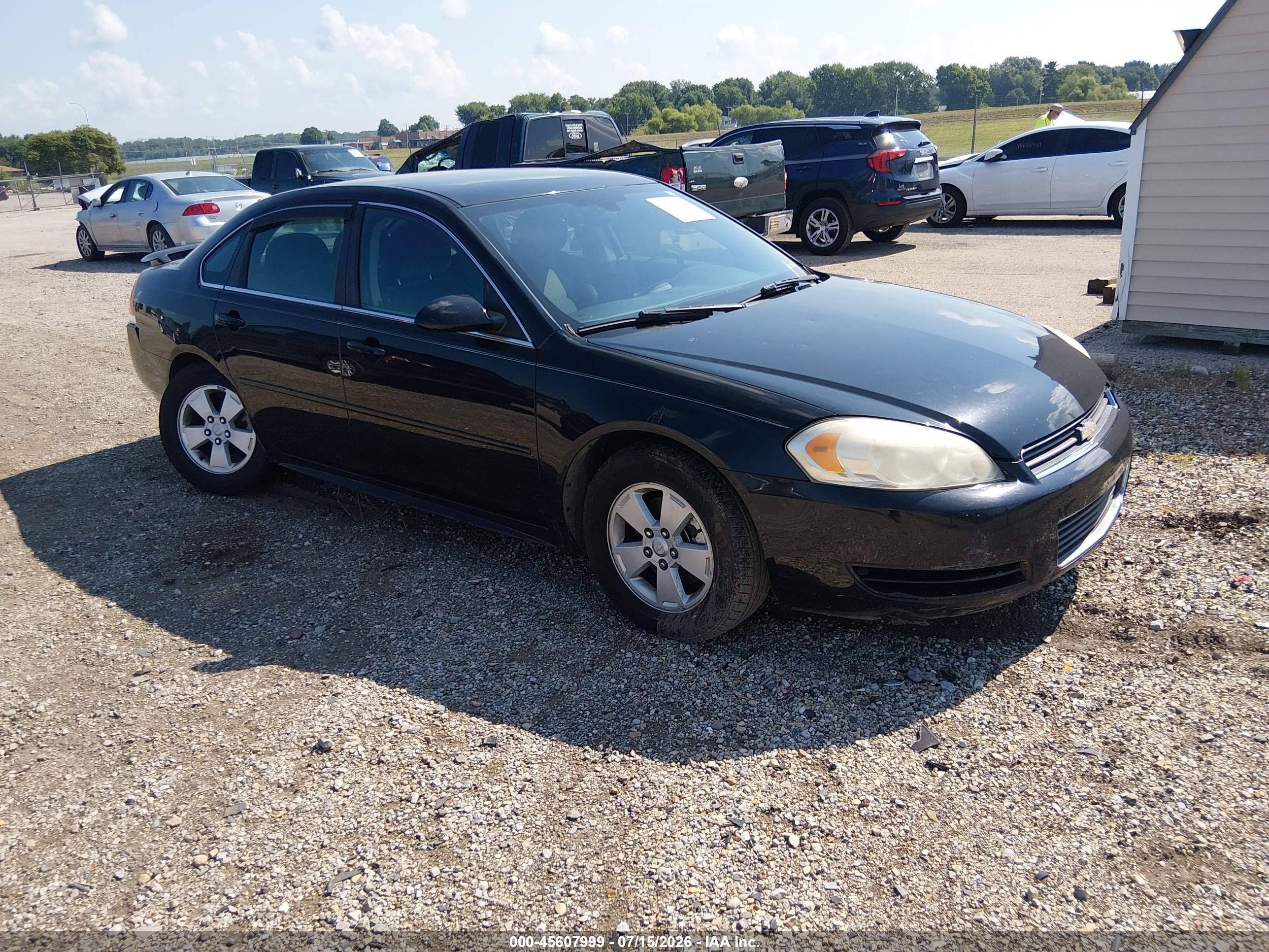 2011 Chevrolet Impala Ls Black vin: 2G1WF5EK2B1125467