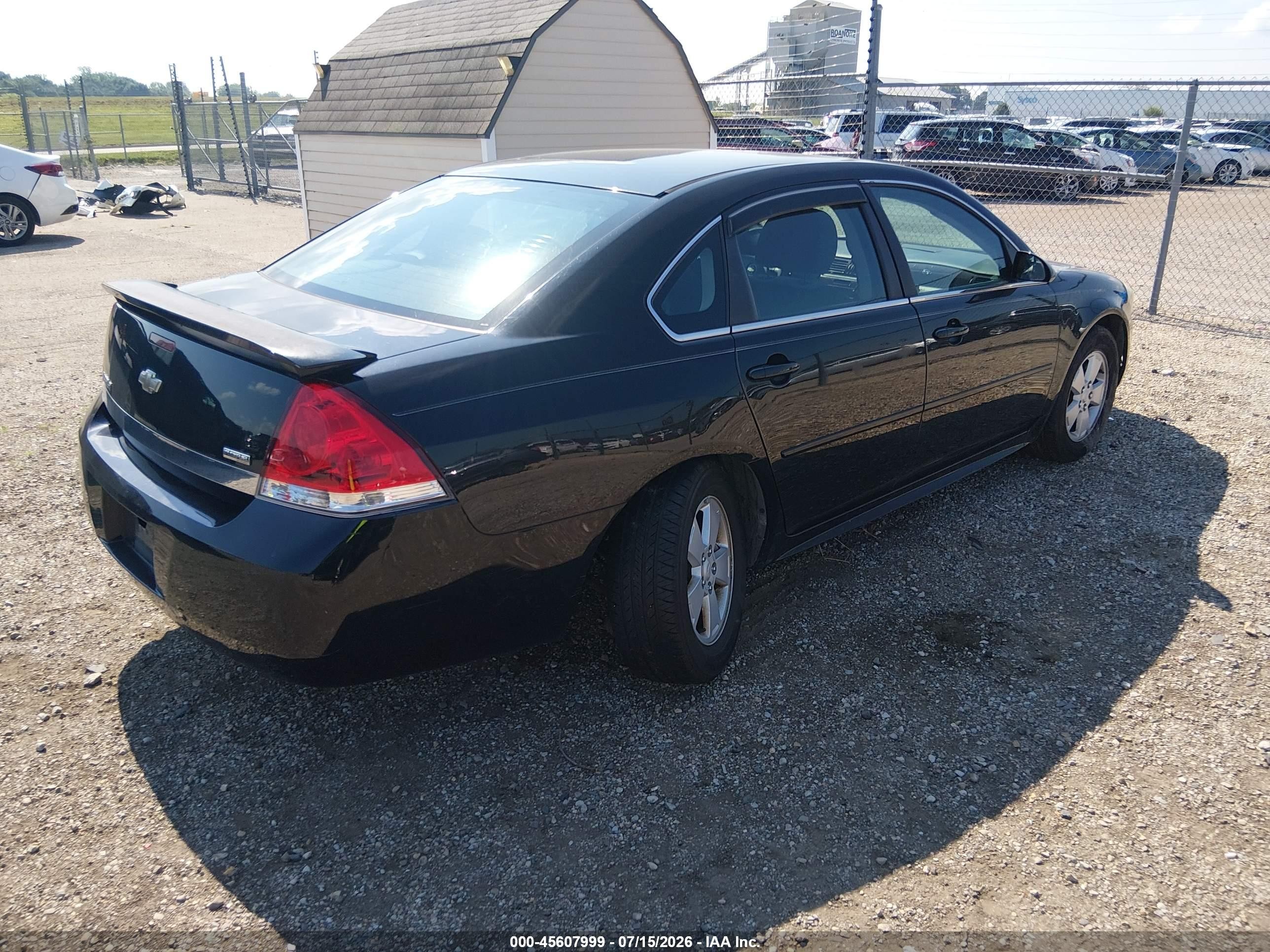 2011 Chevrolet Impala Ls Black vin: 2G1WF5EK2B1125467