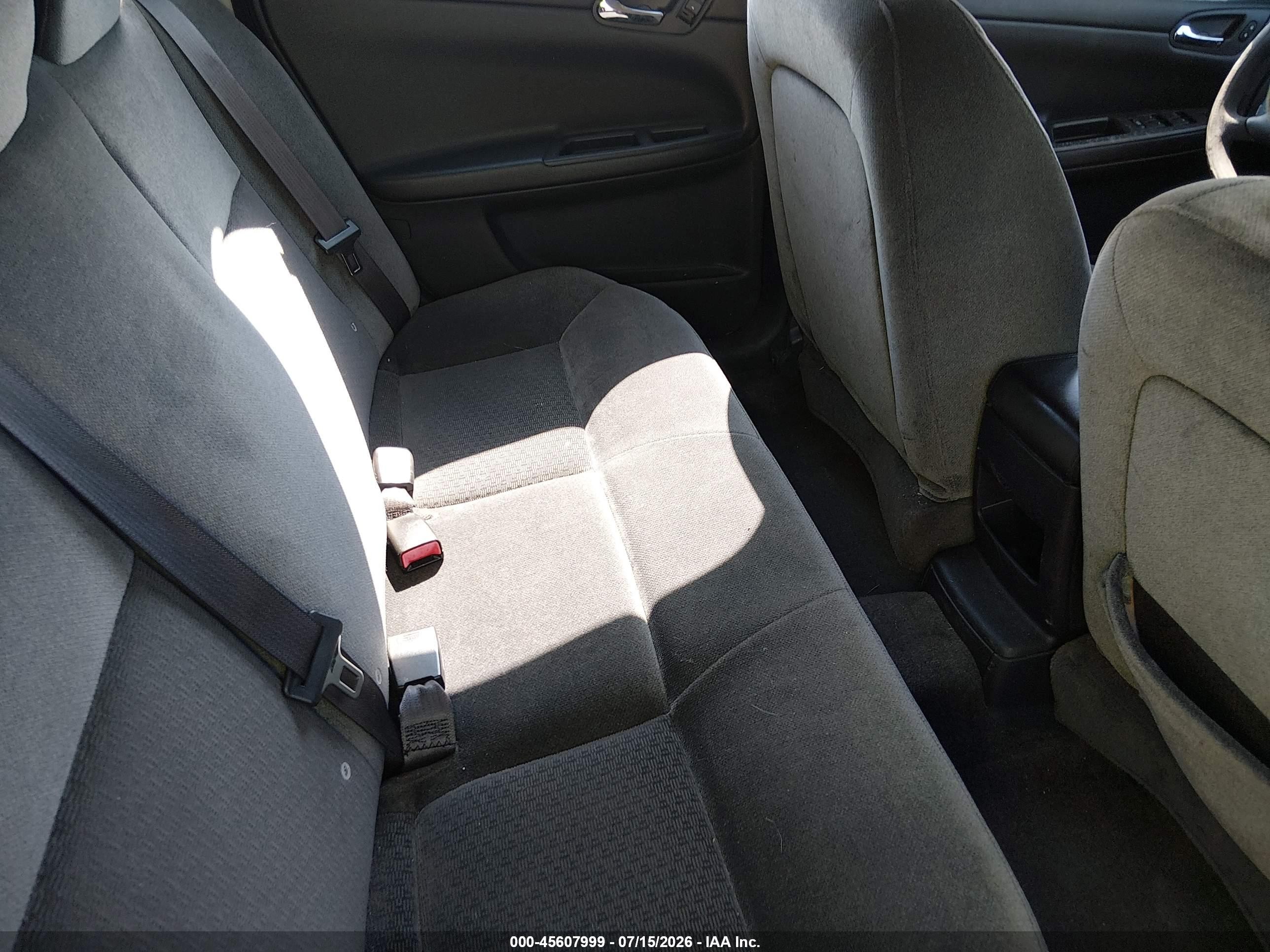 2011 Chevrolet Impala Ls Black vin: 2G1WF5EK2B1125467