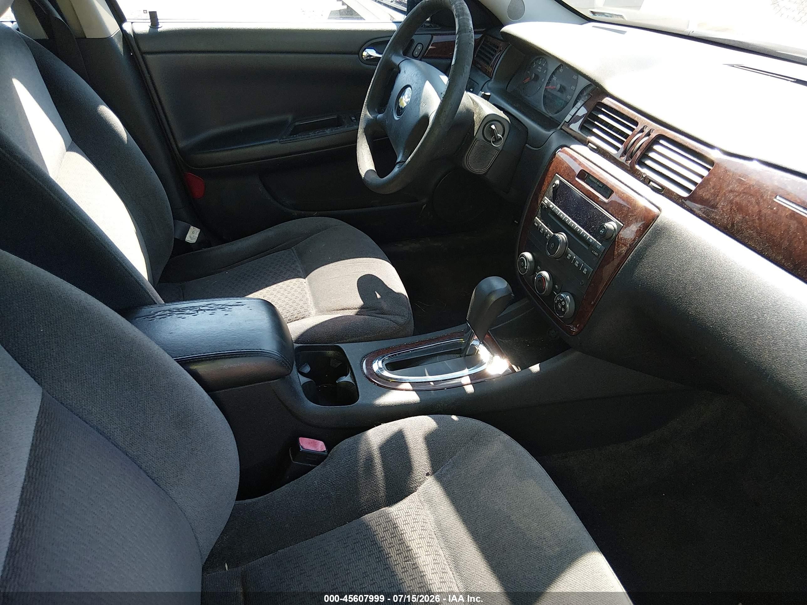 2011 Chevrolet Impala Ls Black vin: 2G1WF5EK2B1125467