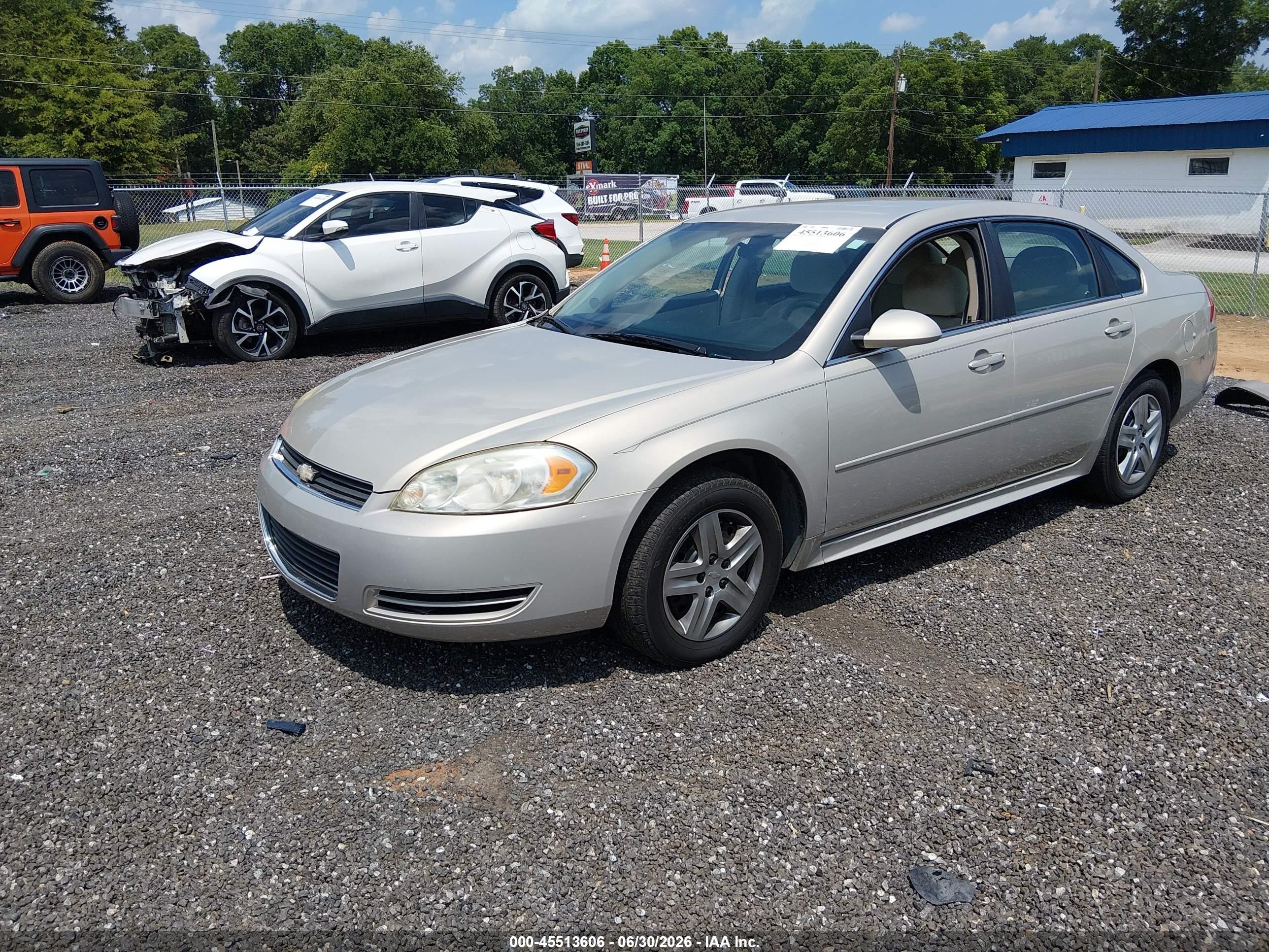 2011 Chevrolet Impala Ls Gold vin: 2G1WF5EK2B1168383