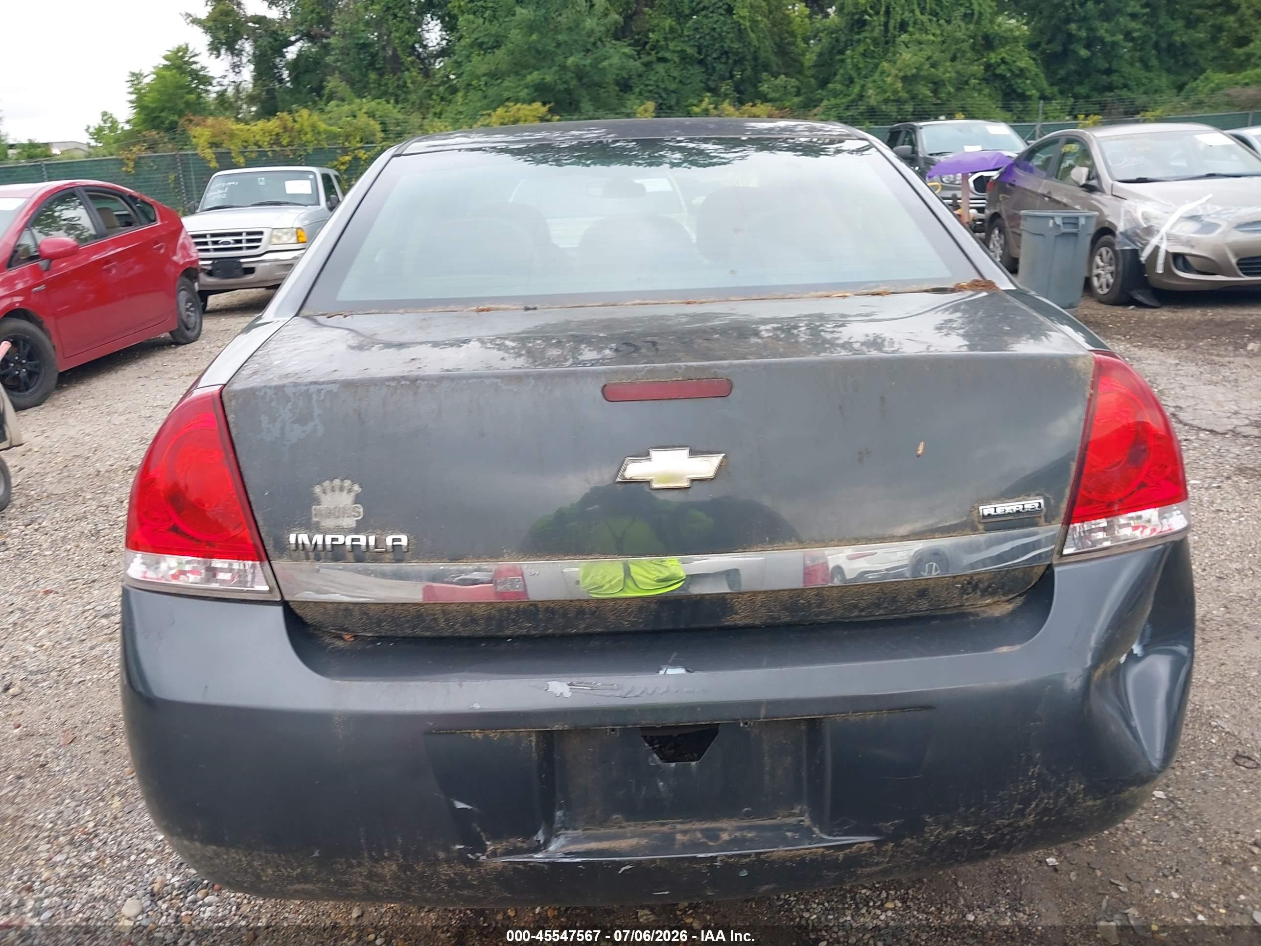 2011 Chevrolet Impala Ls Gray vin: 2G1WF5EK2B1254003