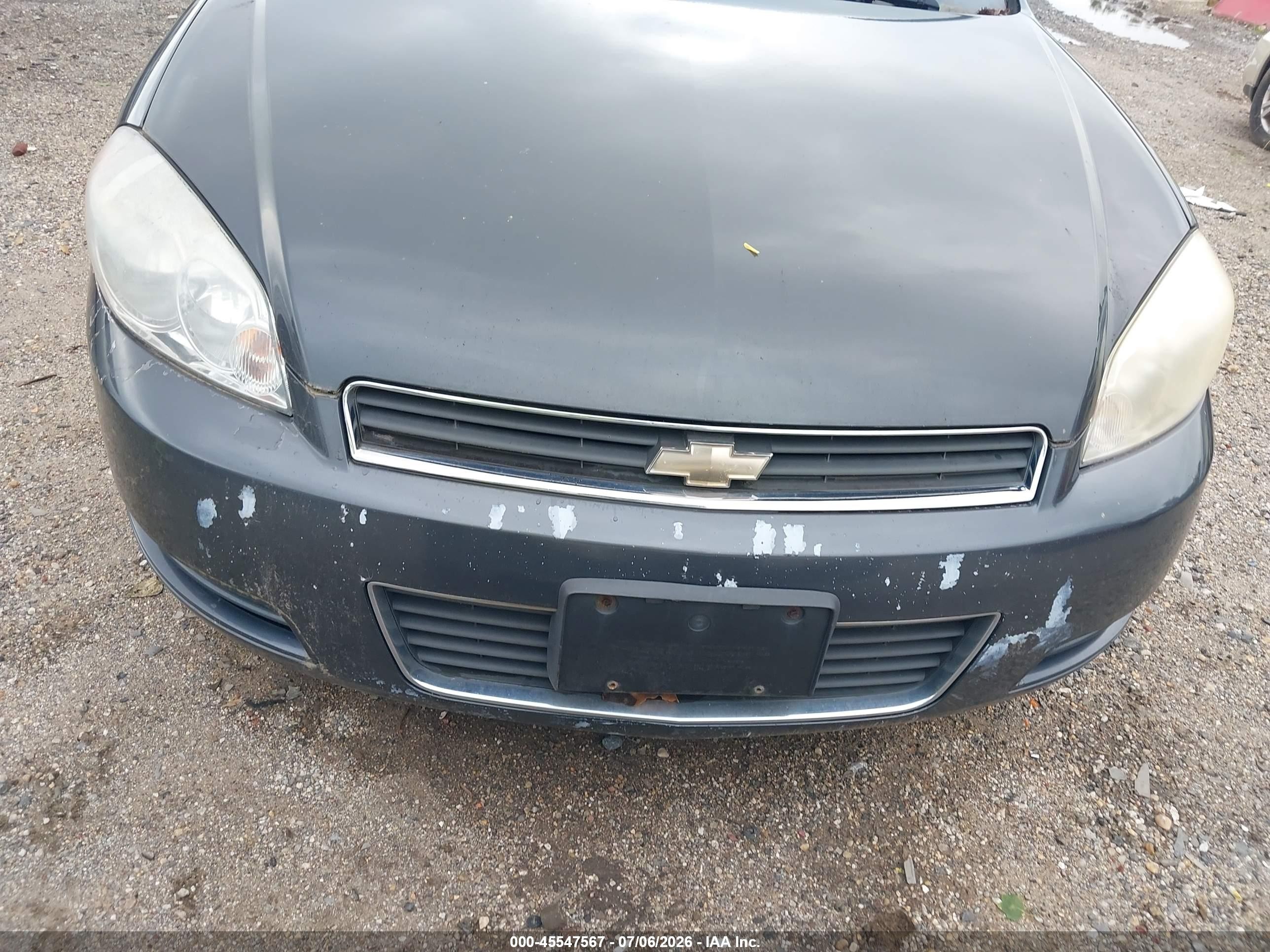 2011 Chevrolet Impala Ls Gray vin: 2G1WF5EK2B1254003