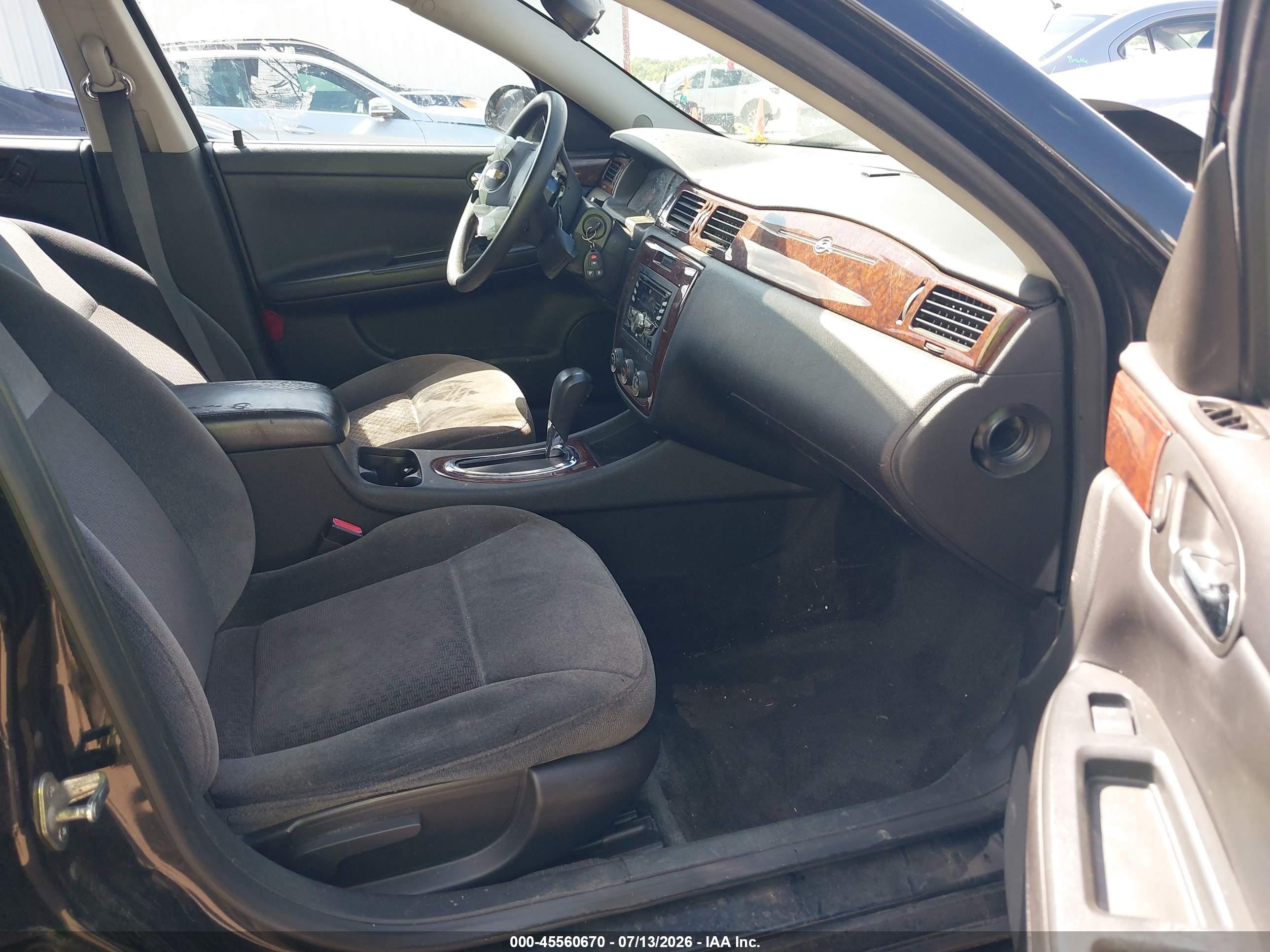 2011 Chevrolet Impala Ls Black vin: 2G1WF5EK2B1329928