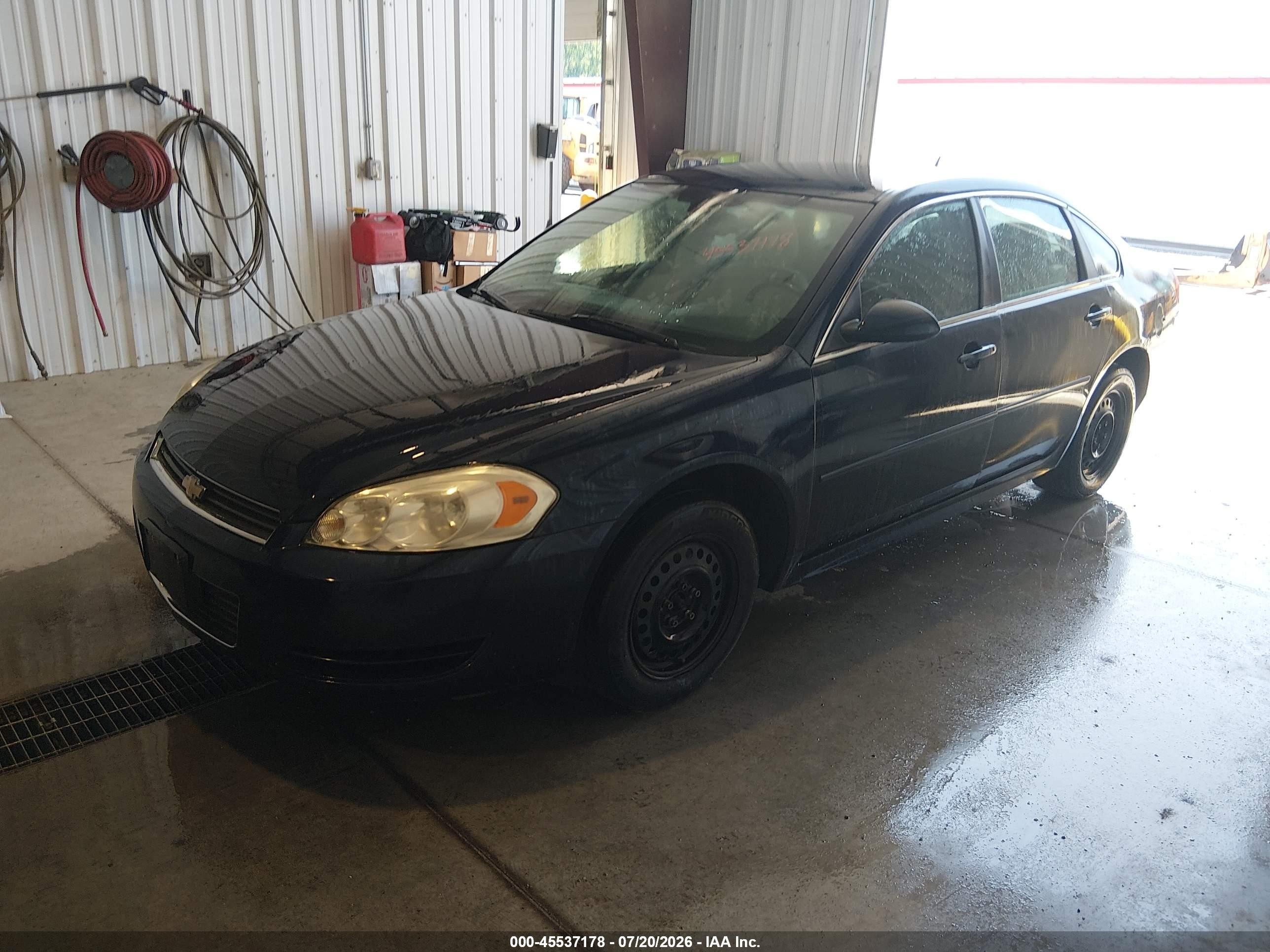 2011 Chevrolet Impala Ls Blue vin: 2G1WF5EK3B1154685