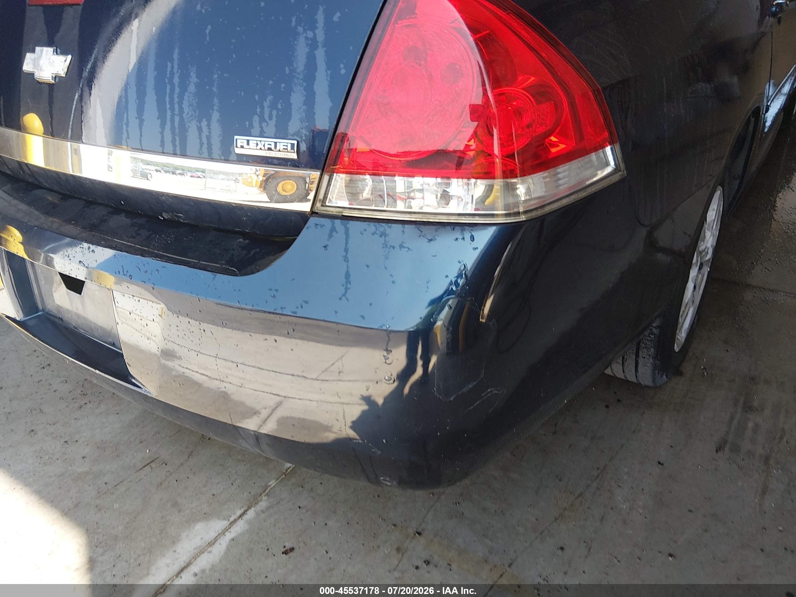 2011 Chevrolet Impala Ls Blue vin: 2G1WF5EK3B1154685