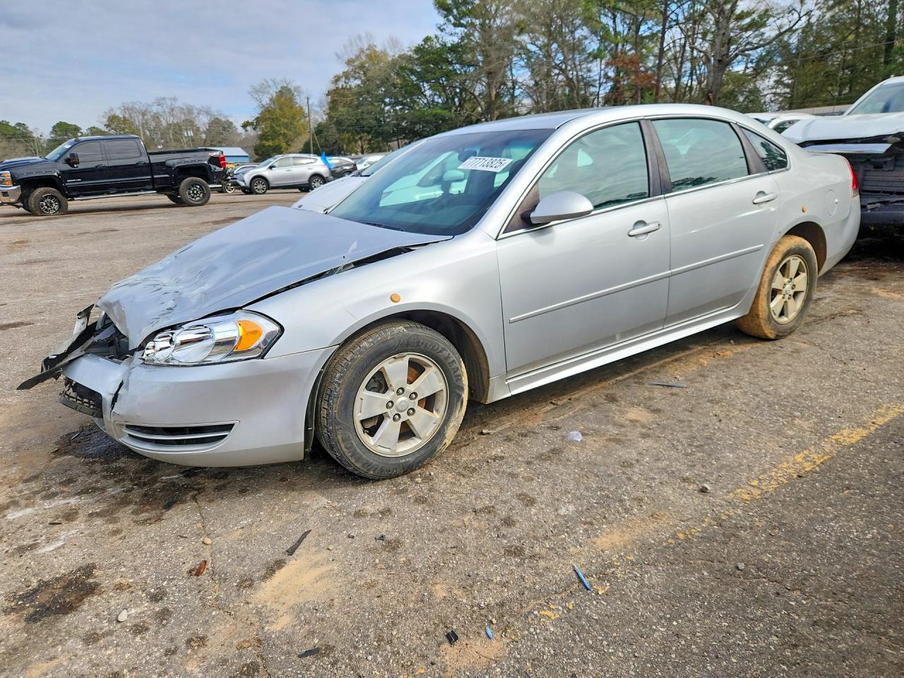 2011 Chevrolet Impala Ls Silver vin: 2G1WF5EK3B1293912