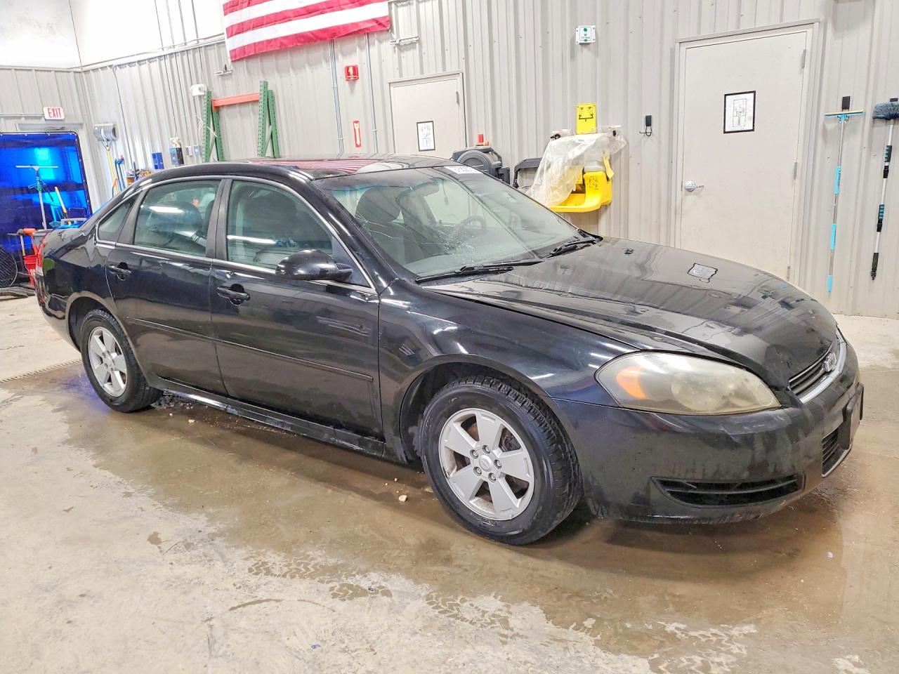 2011 Chevrolet Impala Ls Black vin: 2G1WF5EK4B1118536