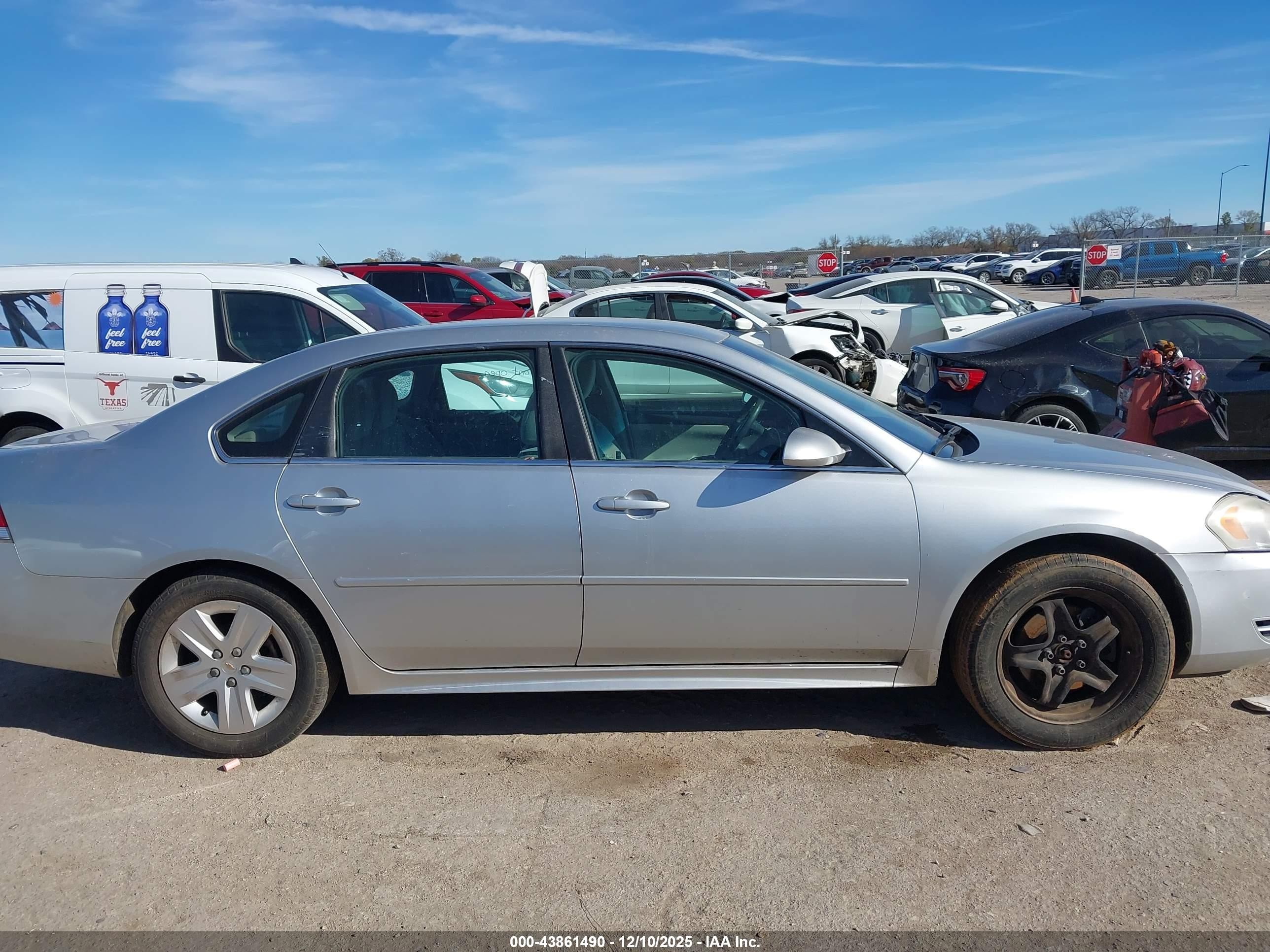 2011 Chevrolet Impala Ls Silver vin: 2G1WF5EK4B1233623